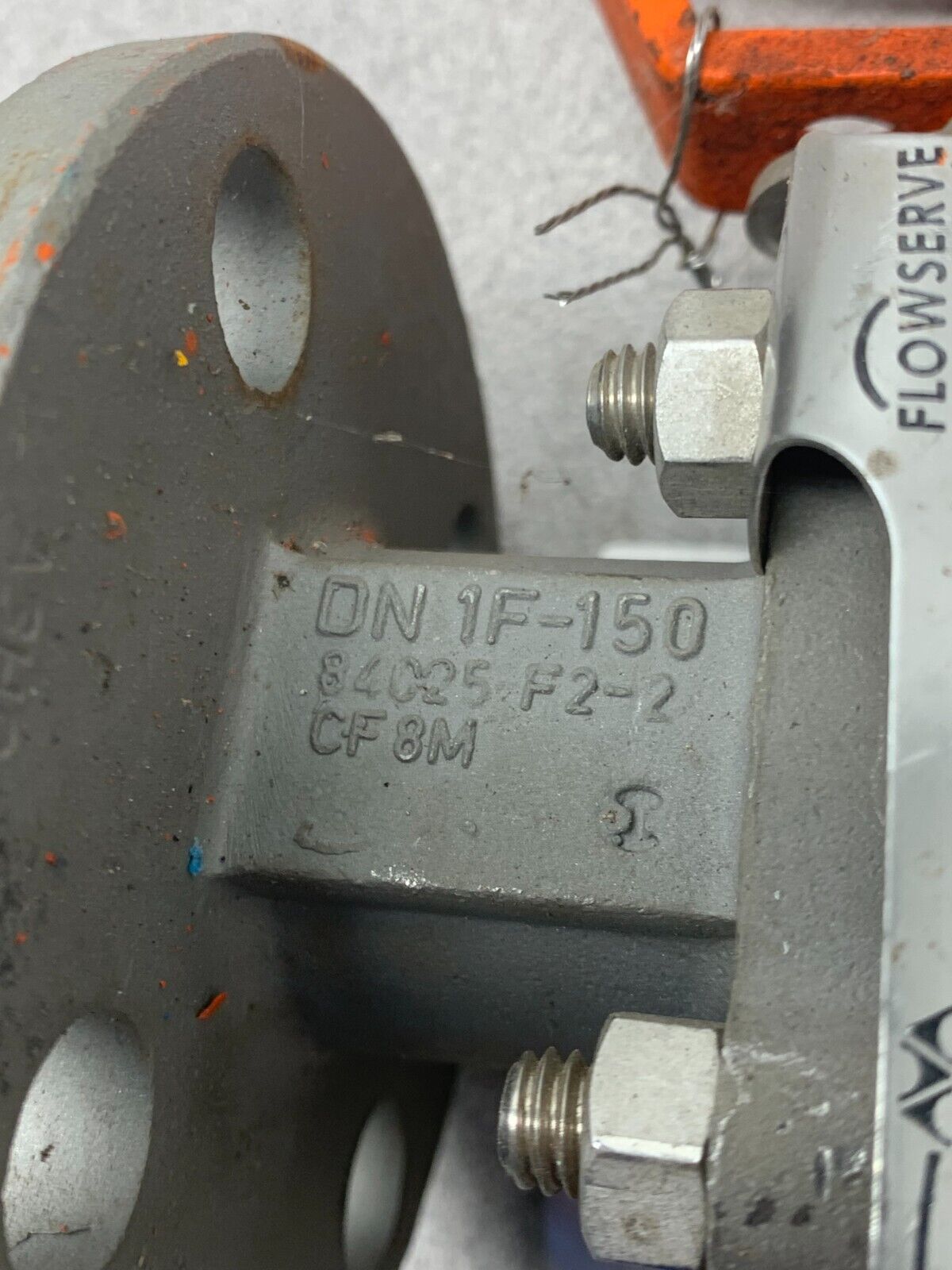 USED DURCO MICROFINISH 1" FLANGED BALL VALVE 1BF21FRVTX666D