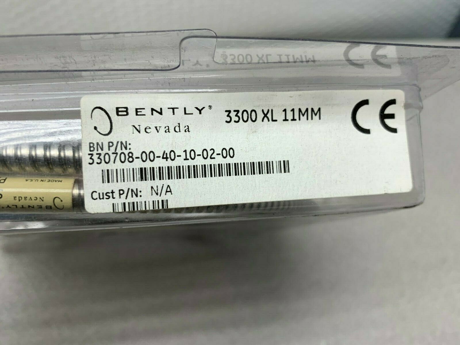 NEW BENTLY NEVADA 3300 XL 11MM CABLE DETECTOR 330708-00-40-10-02-00