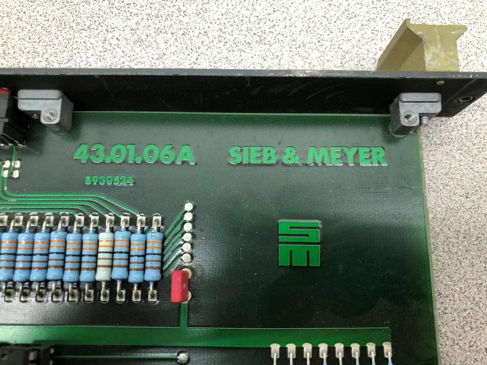 USED SIEB & MEYER SPINDLE OUTPUT BOARD 43.01.06A