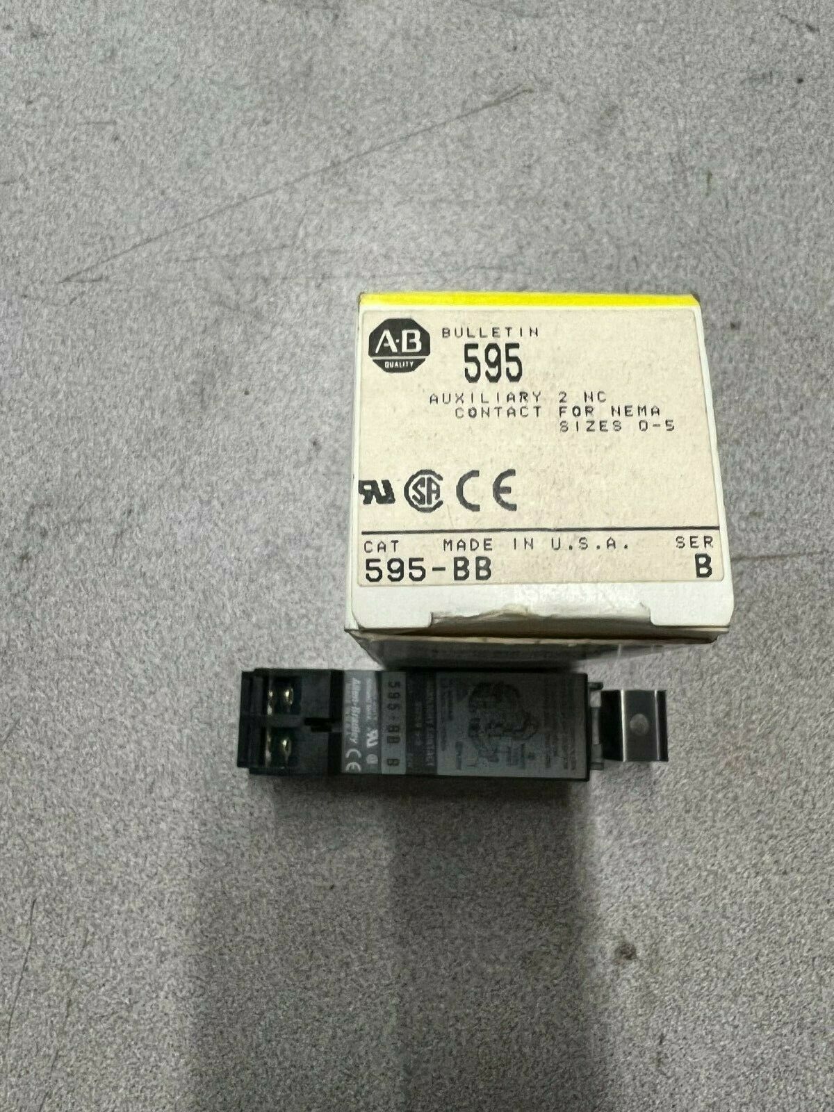 NEW IN BOX ALLEN BRADLEY CONTACT 595-BB SERIES B