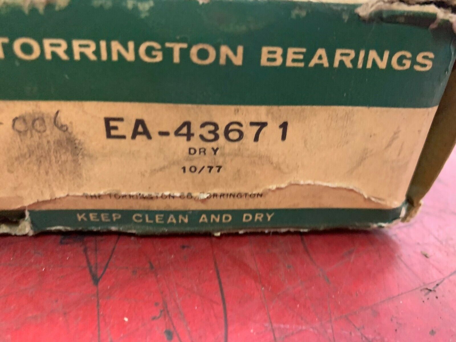 NEW IN BOX TORRINGTON PLAIN BEARING EA-43671