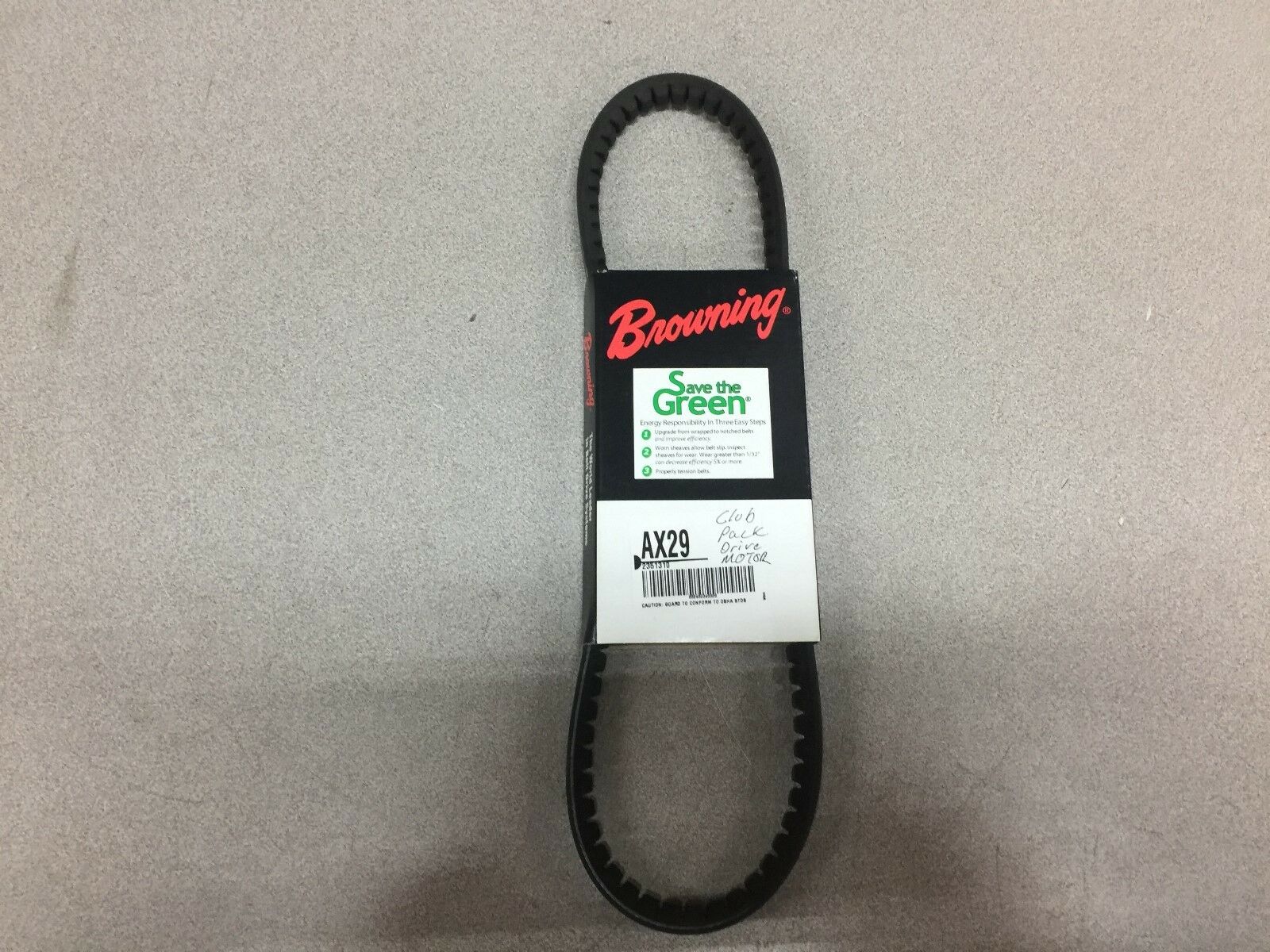 NEW IN BOX BROWNING V BELT AX29