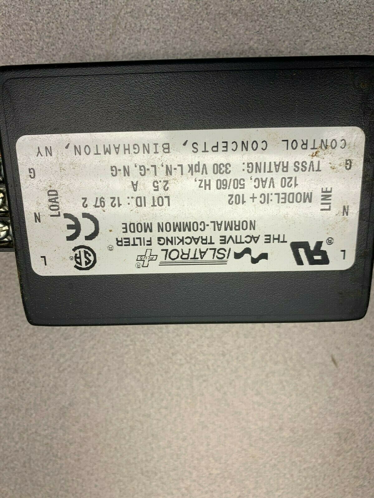 USED ISCATROL TRACKING FILTER ICT102