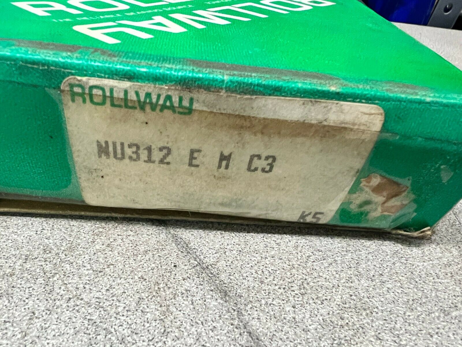 NEW IN BOX ROLLWAY 3NU12EM  BEARING NU312 E M C3