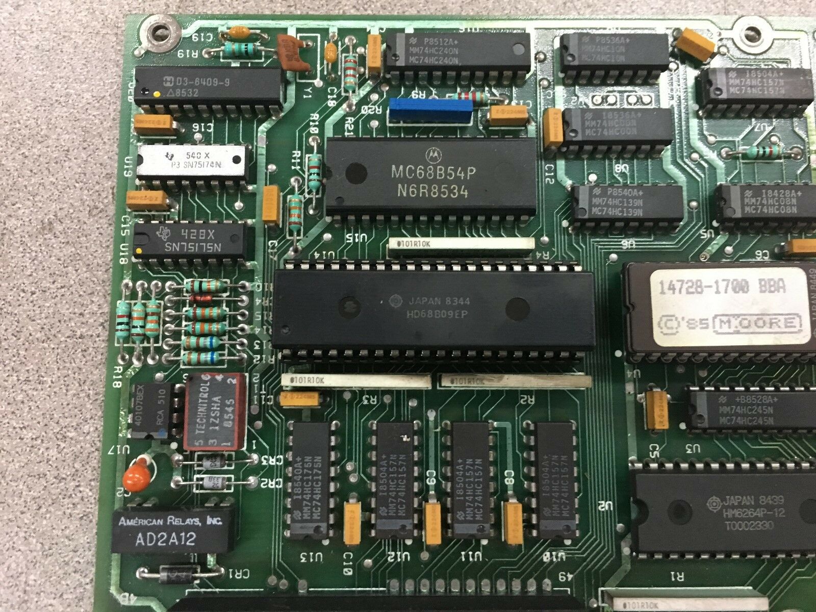 NEW NO BOX MOORE CONTROL BOARD 15853-1-5