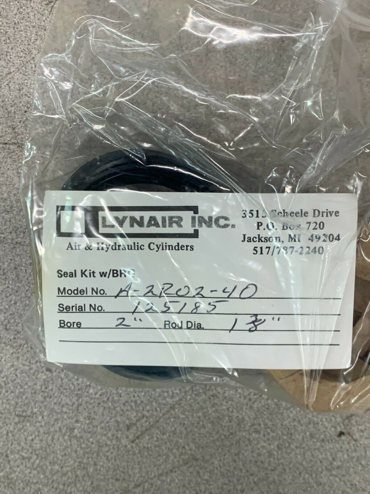 NEW LYNAIR CYLINDER REPAIR KIT A-2R02-40