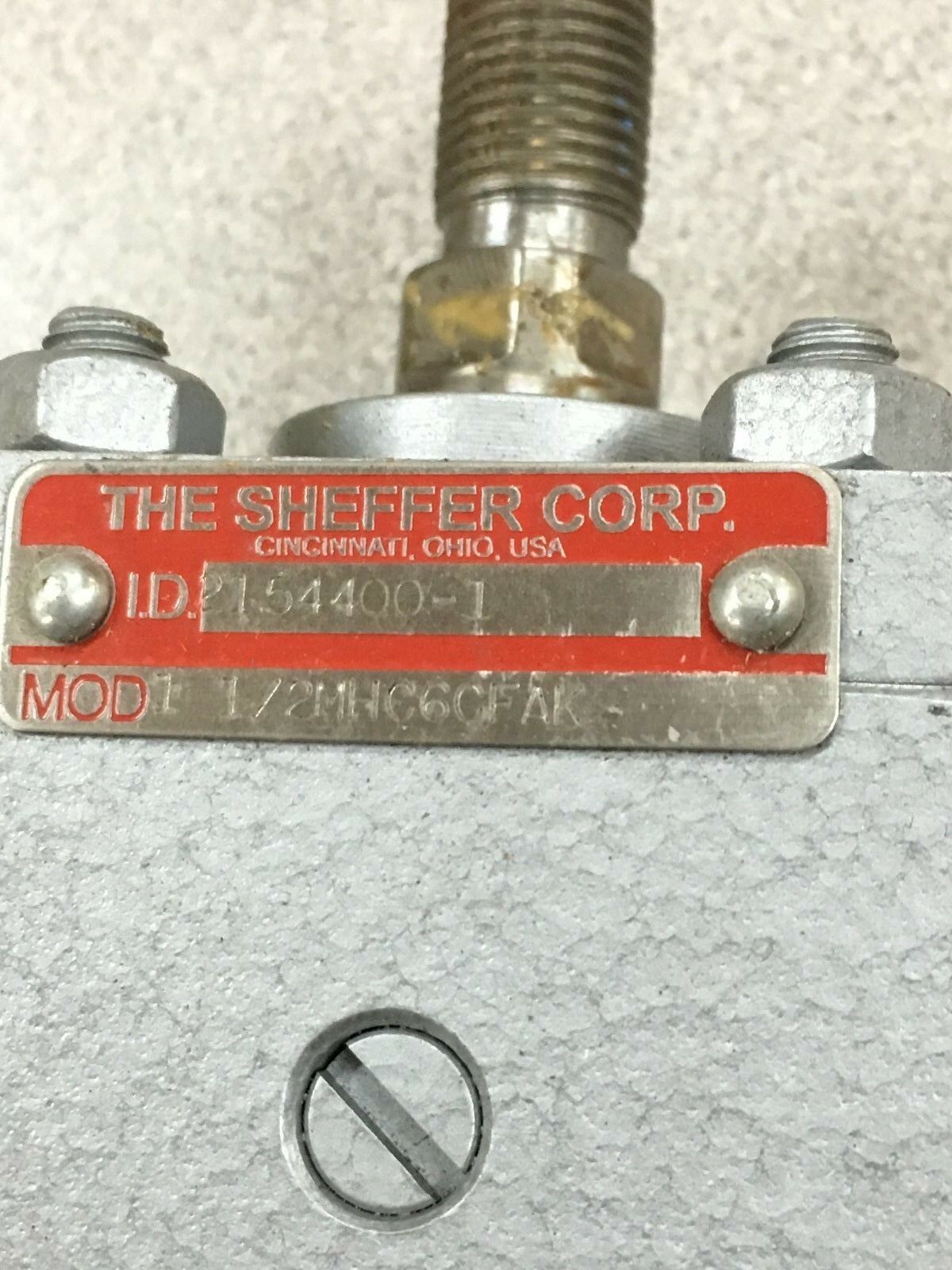 NEW NO BOX SHEFFER CORP. 2154400-1 CYLINDER 1-1/2MHC6CFAK