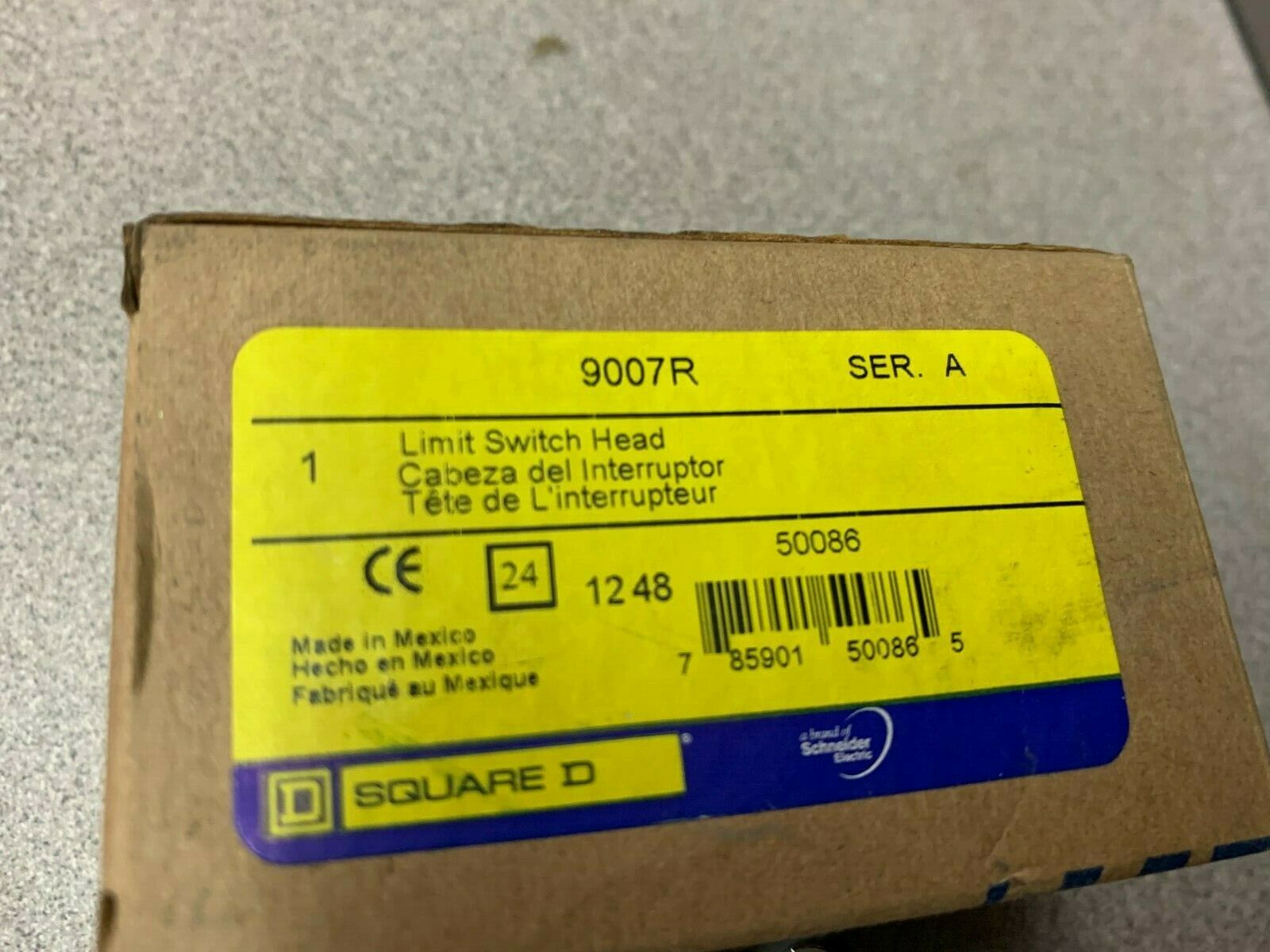 NEW IN BOX SQUARE D LIMIT SWITCH HEAD 9007R