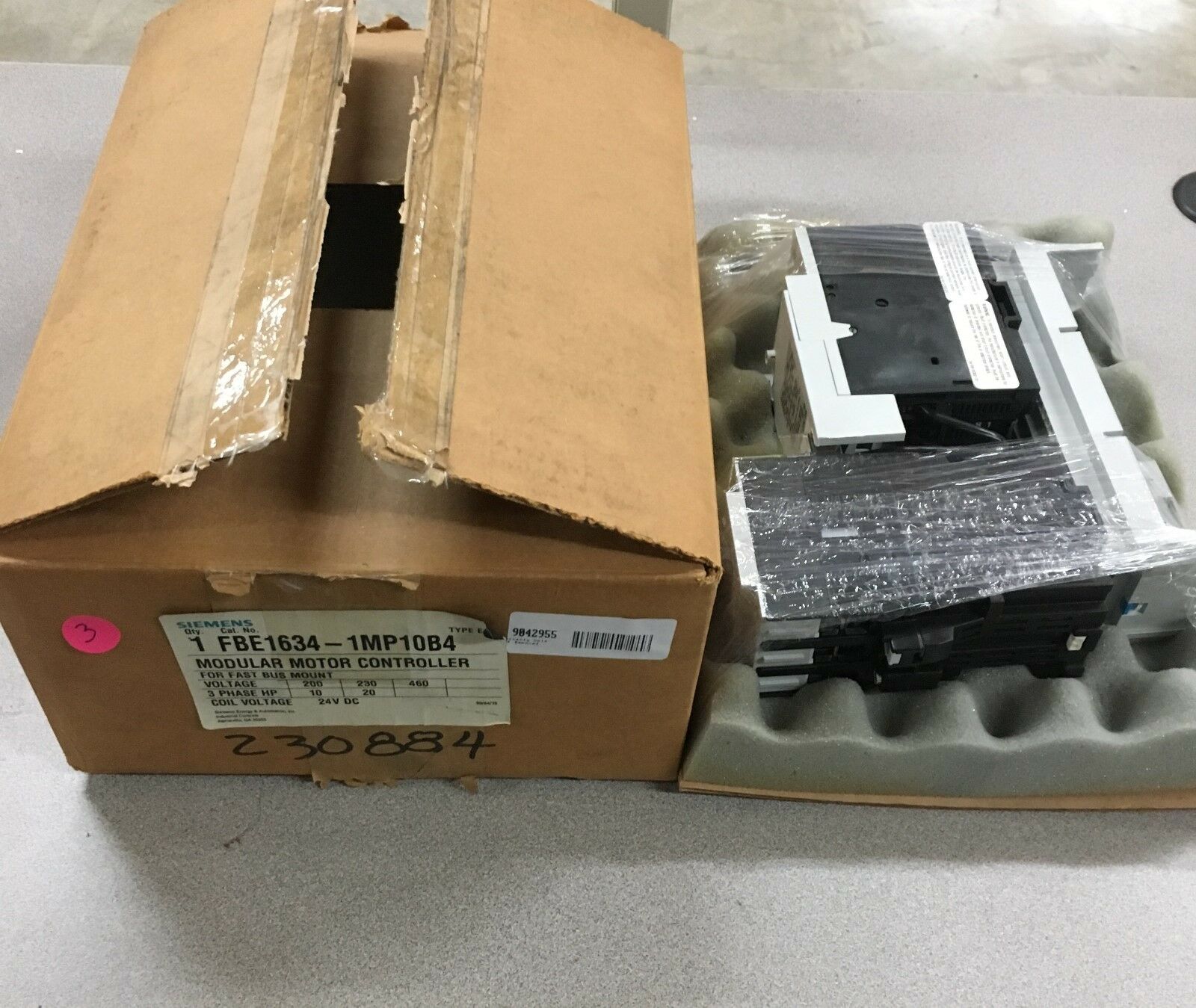 NEW IN BOX SIEMENS MODULAR MOTOR CONTROLLER FBE1634-1MP10B4