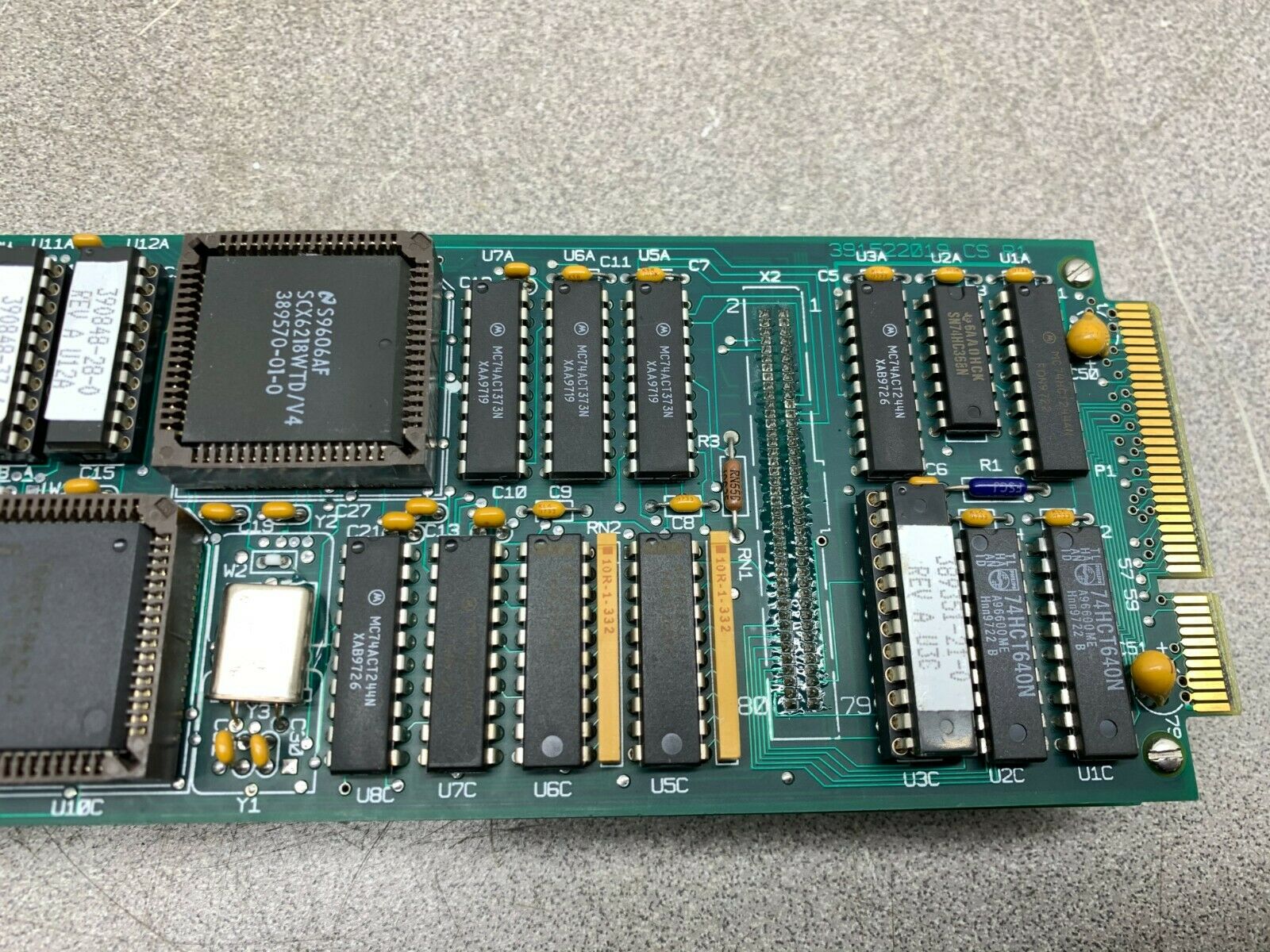 USED EMERSON BRISTOL BABCOCK 2-BOARD CPU ASSEMBLY BOARD 395217016