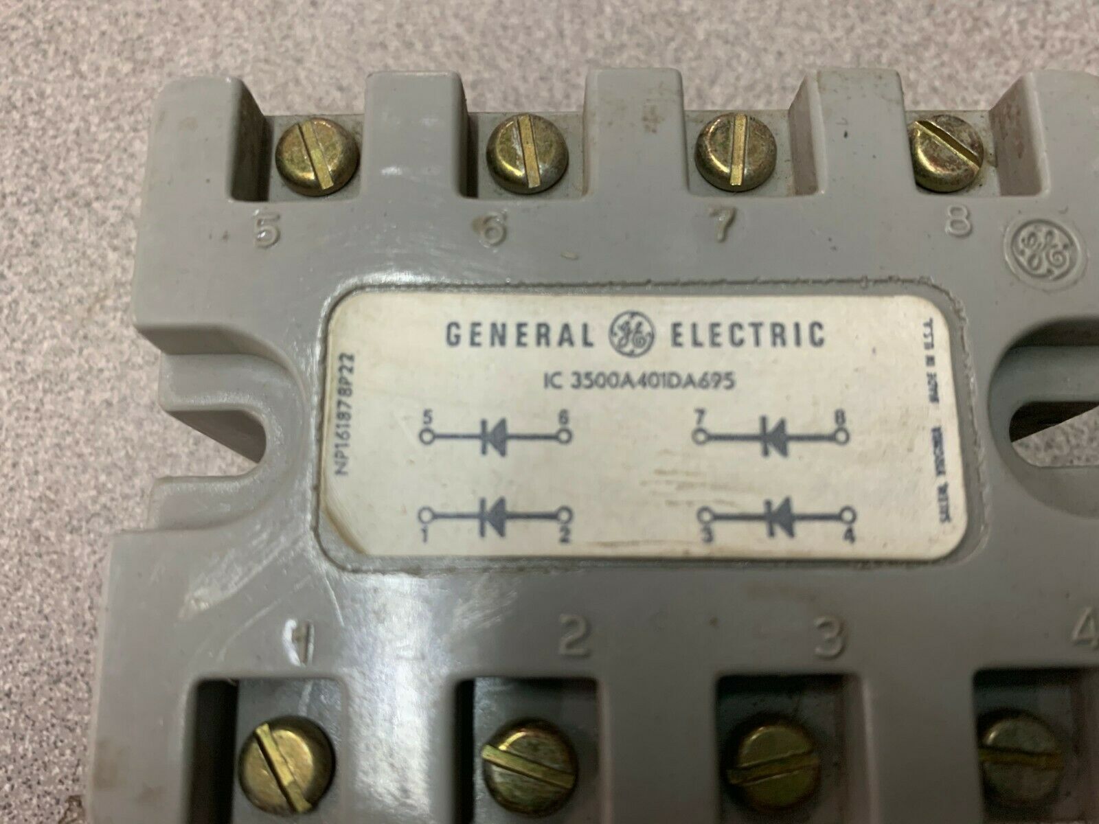 NEW NO BOX GENERAL ELECTRIC RECTIFIER IC 3500A401DA695