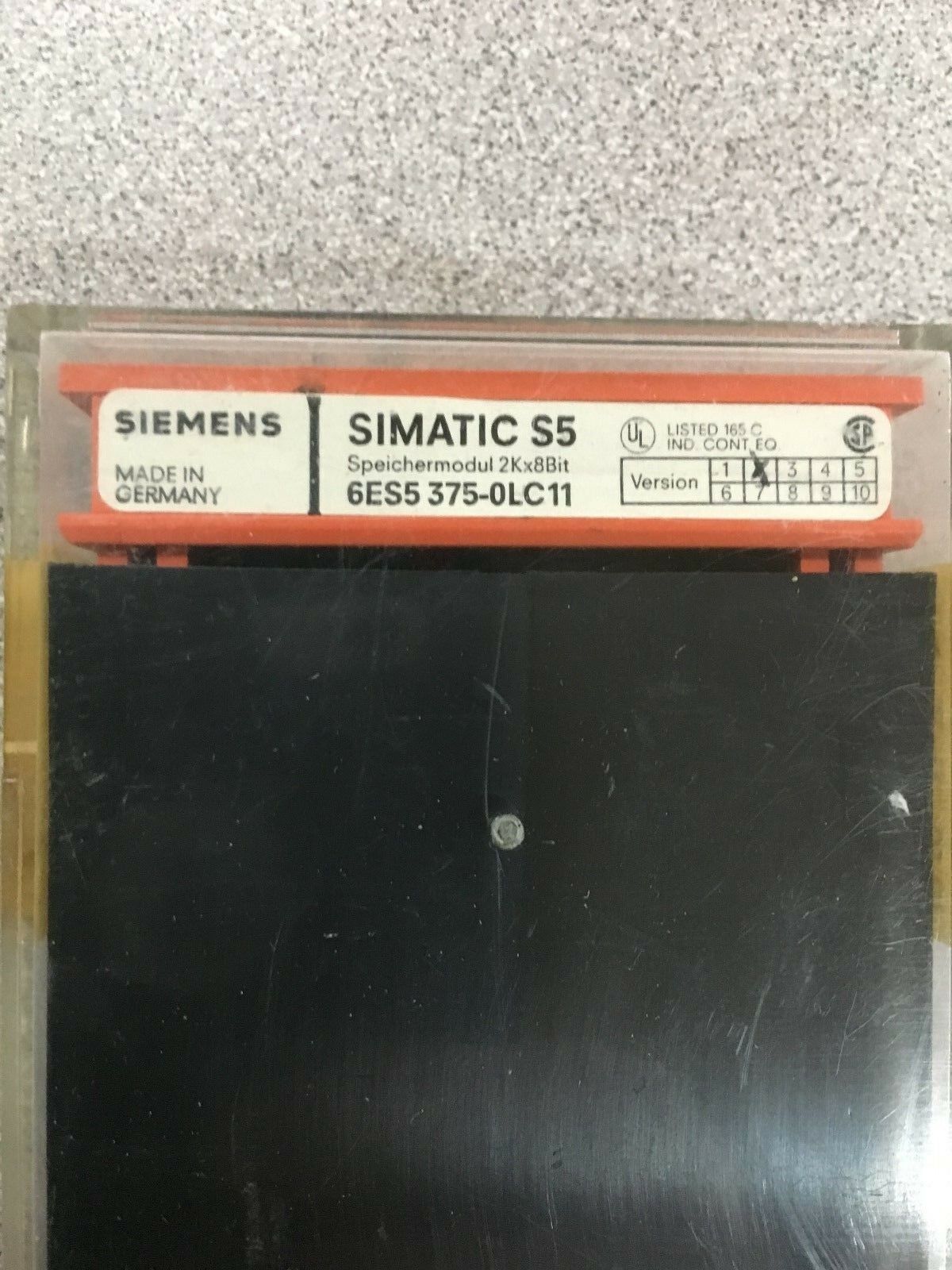 NEW SIEMENS SIMATIC S5 MEMORY CARD 6ES5 375-0LC11