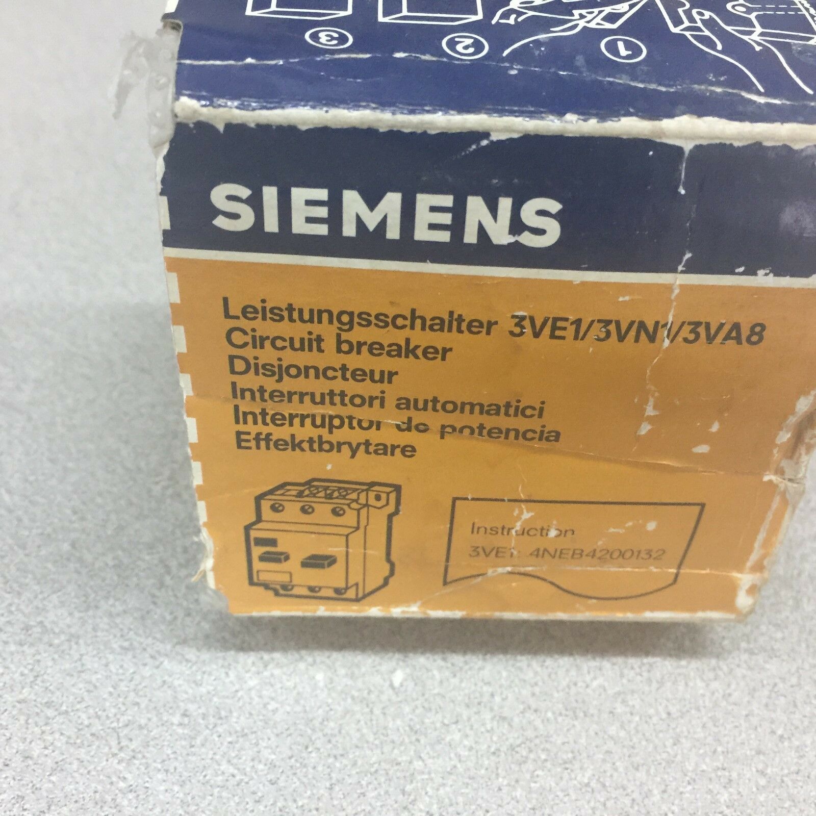 NEW IN BOX SIEMENS INDUSTIAL CONTROL 3VE1015-2JU00