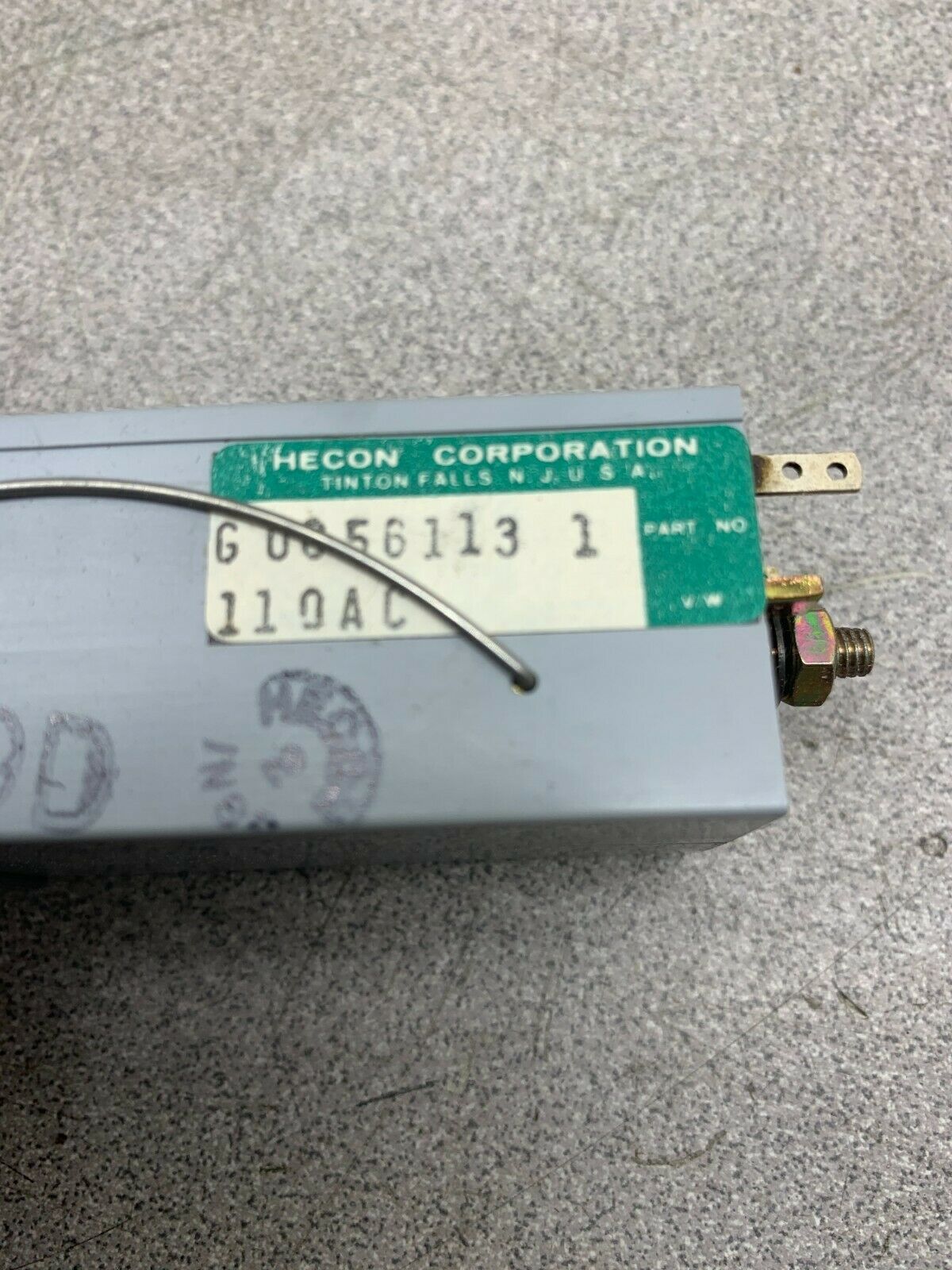 NEW NO BOX HECON G08561131110AC TIMER G0856113