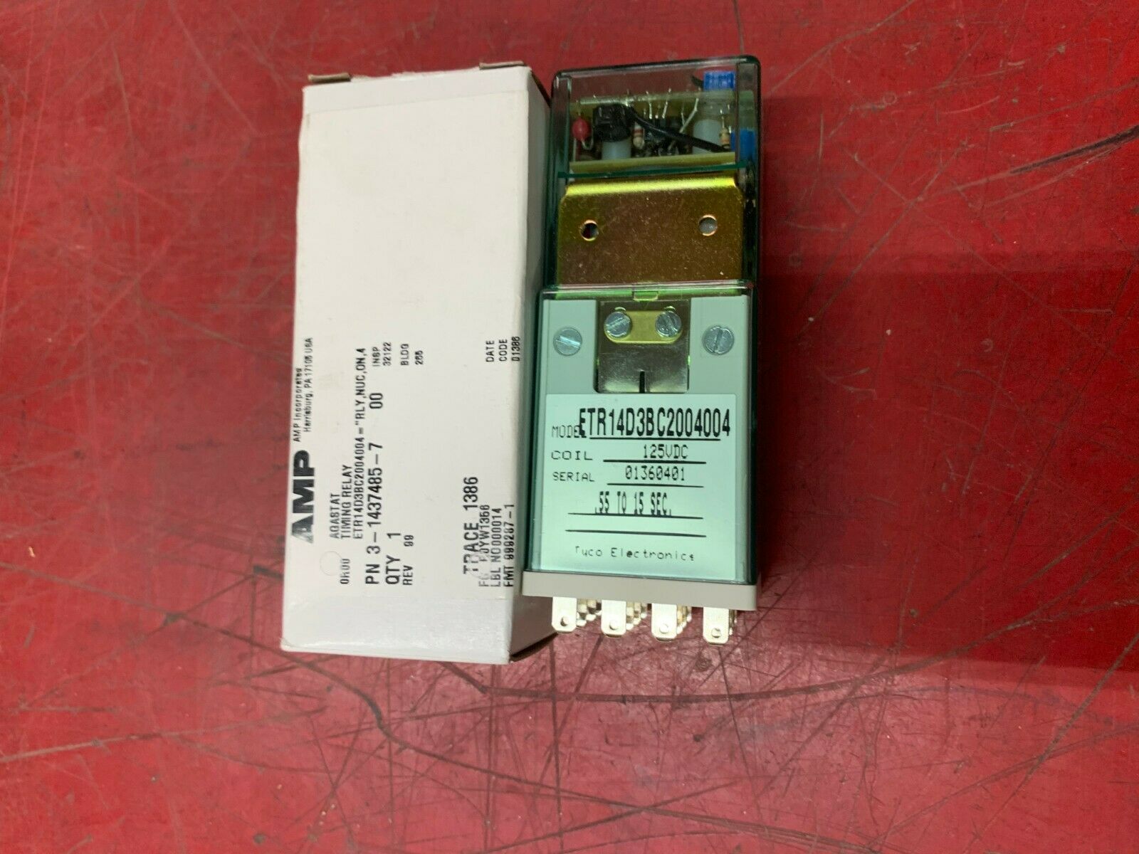 NEW IN BOX AGASTAT .55 TO 15 SEC. TIMING RELAY ETR14D3BC2004004