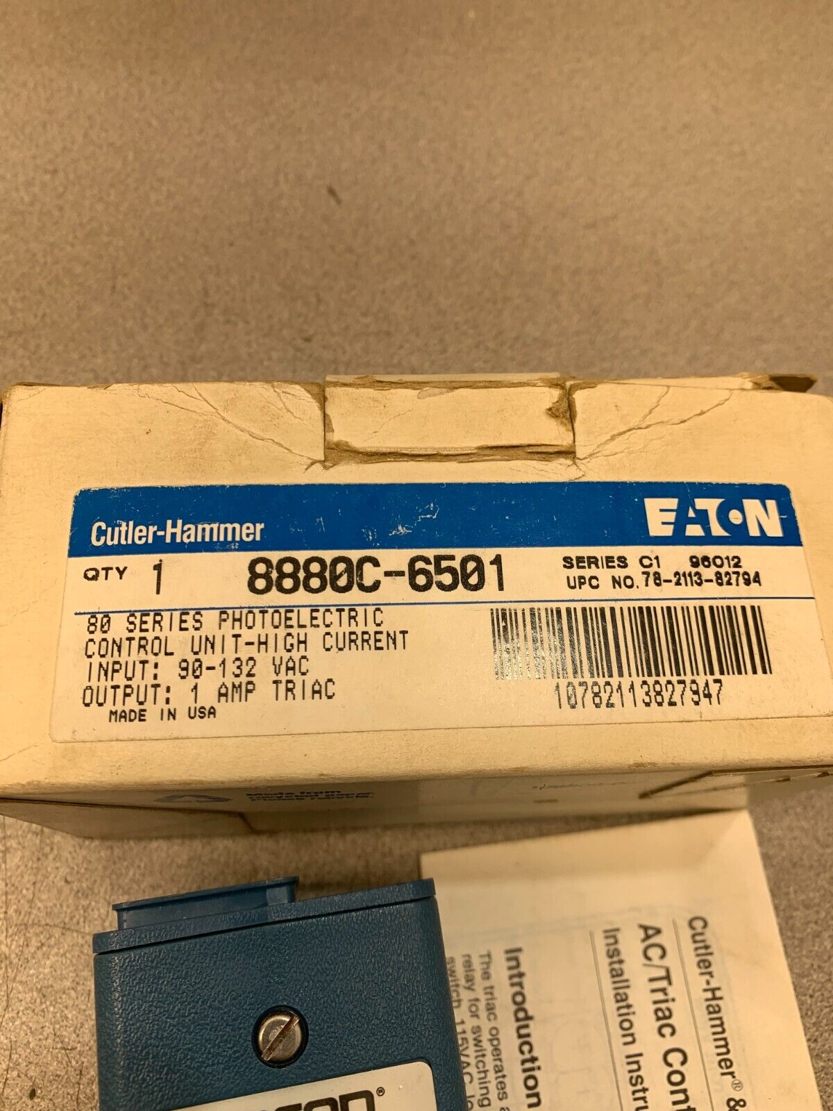 NEW IN BOX EATON OPCON CONTROL UNIT 8880C-6501 SERIES C1