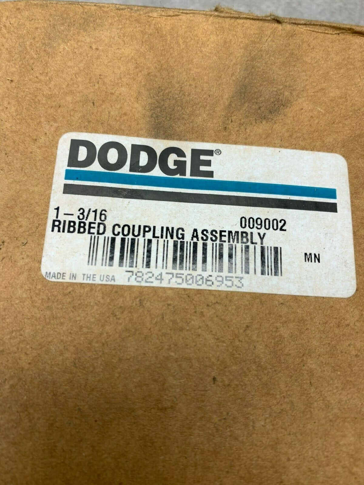 NEW IN BOX DODGE 1-3/16 RIBBED COUPLING ASSEMBLY 009002