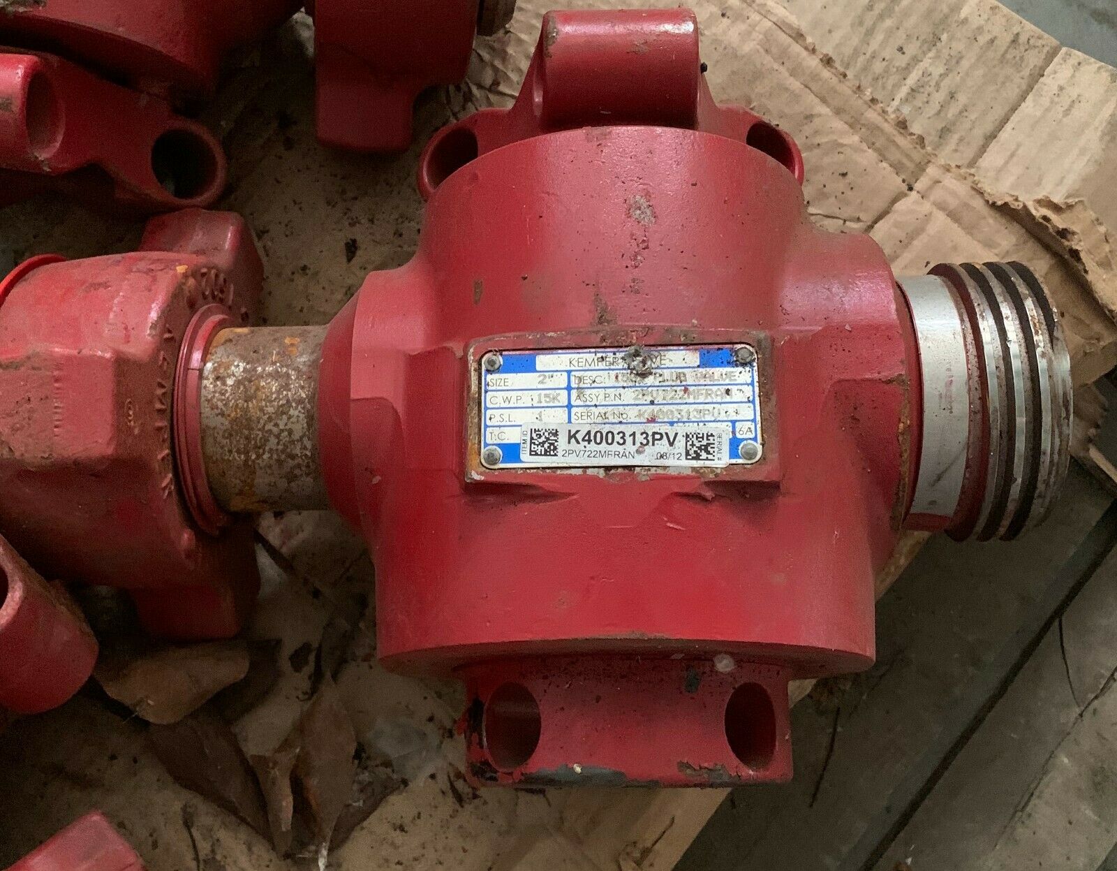 USED KEPMPER 2" 1502 PLUG VALVE 2PV722MFRAB