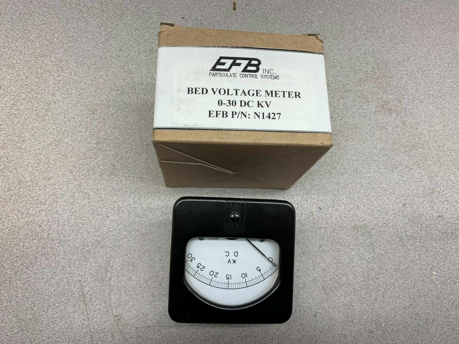 NEW IN BOX EFB 0-30 DC KV BED VOLTAGE METER N1427