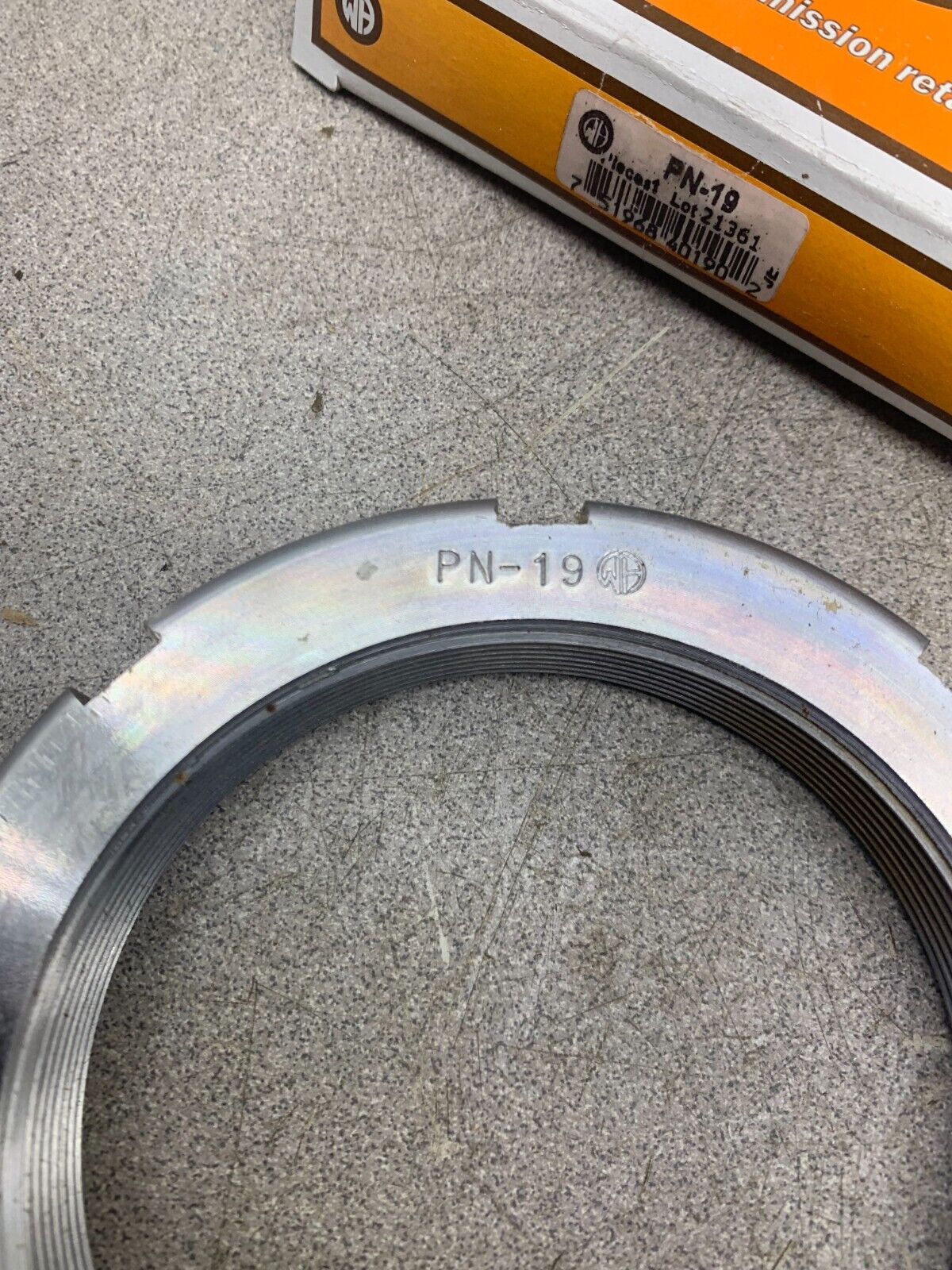 NEW IN BOX WHITTET-HIGGINS LOCKNUT PN-19