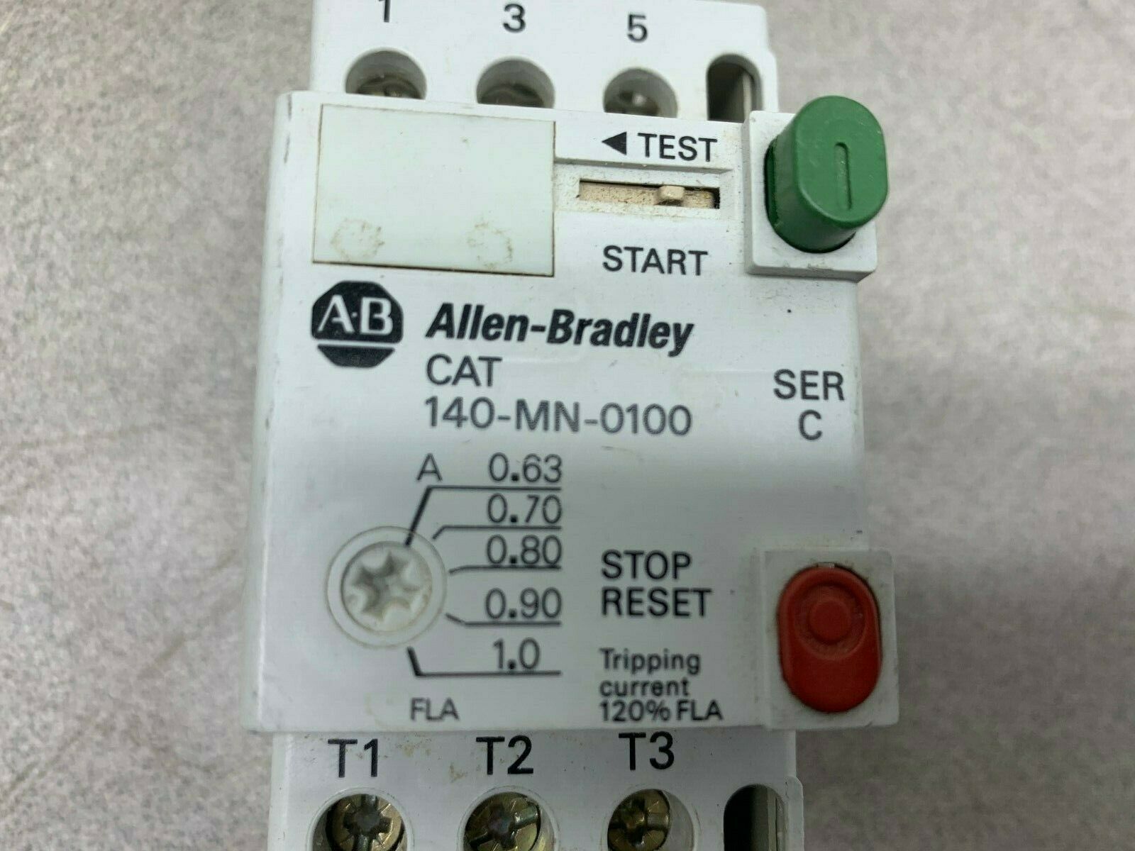 USED ALLEN BRADLEY MOTOR STARTER 140-MN-0100