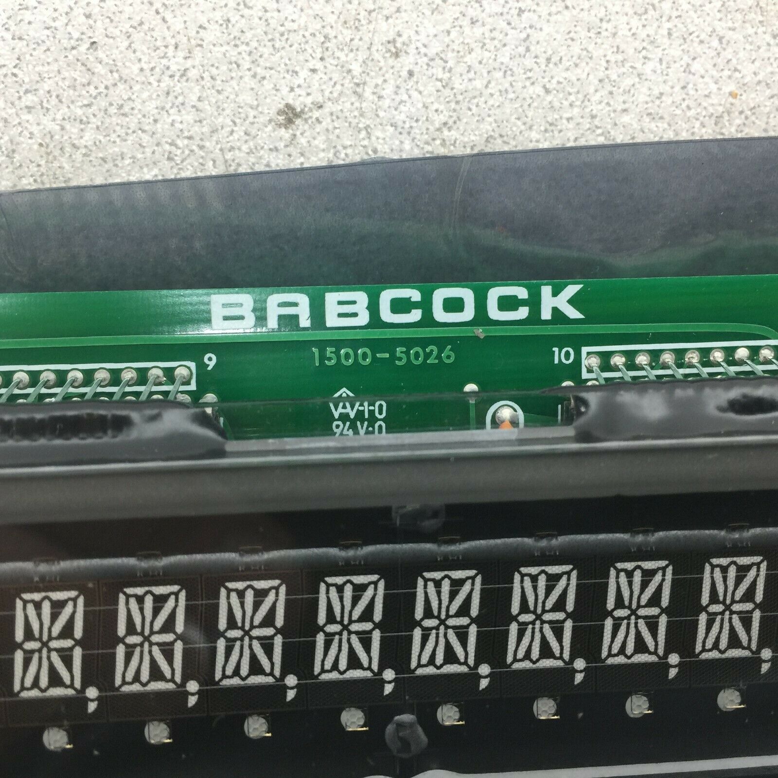 NEW NO BOX BABCOCK DIGITAL DISPLAY CIRCUIT BOARD VS-0120-11