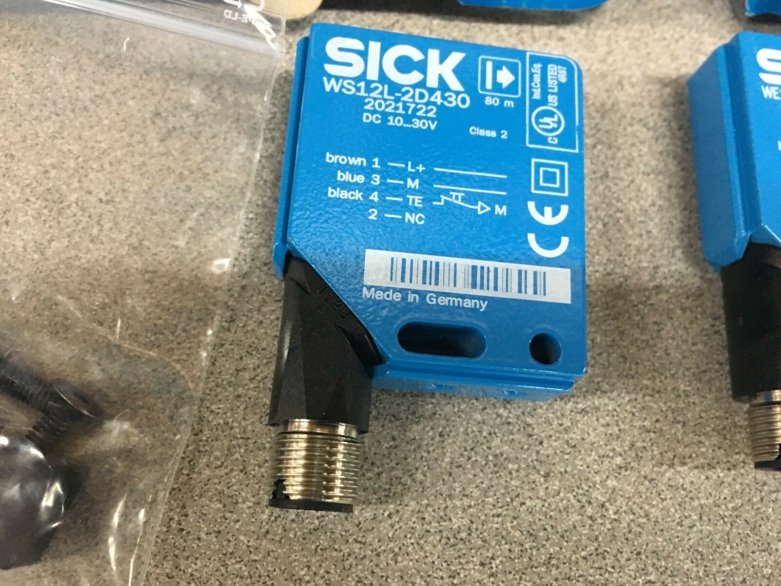 NEW IN BOX SICK SENSORS WE12L-2P430 WITH WS12L-2D430 SET