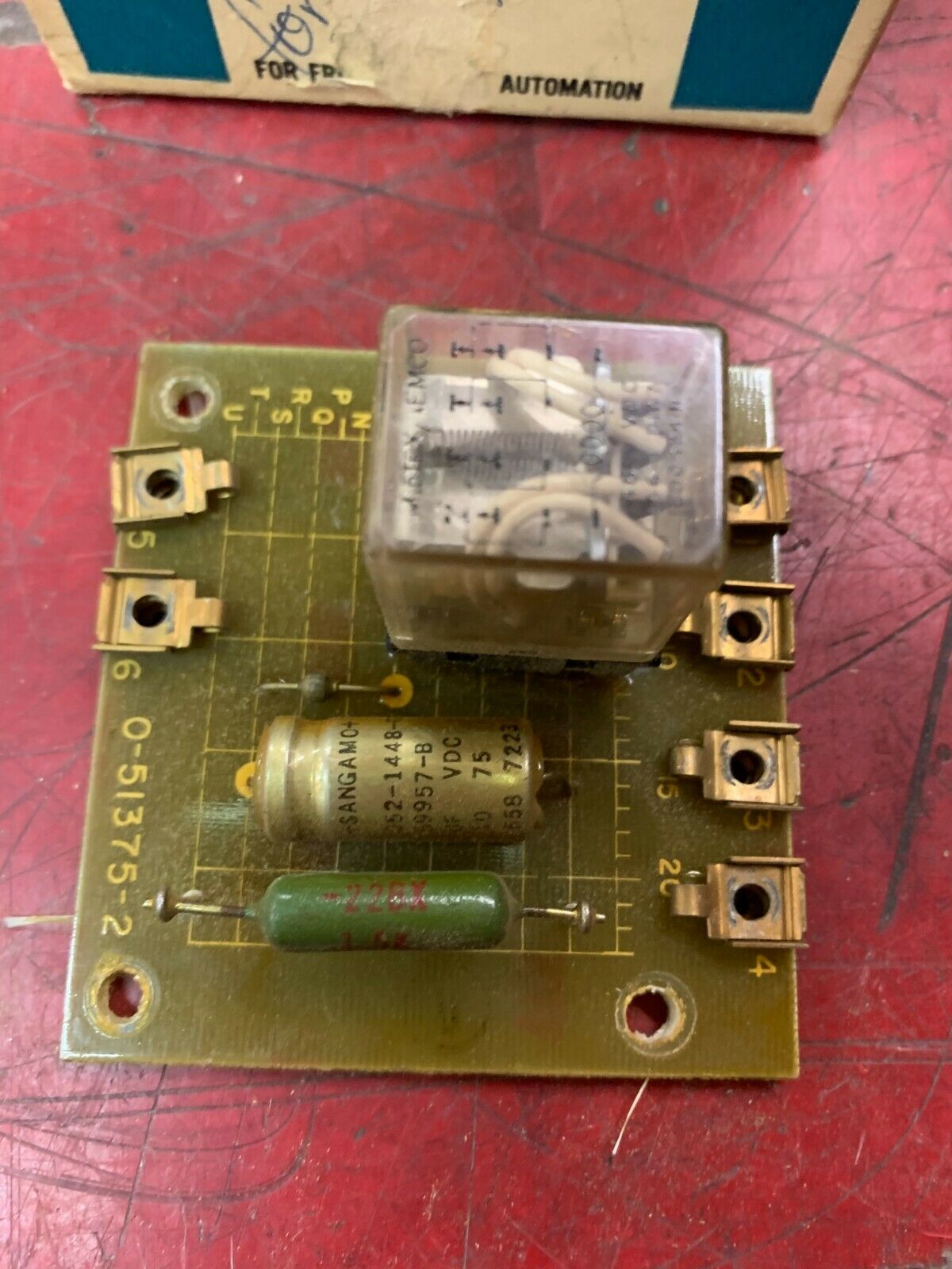 USED IN BOX RELIANCE RELAY BOARD 0-51375-2