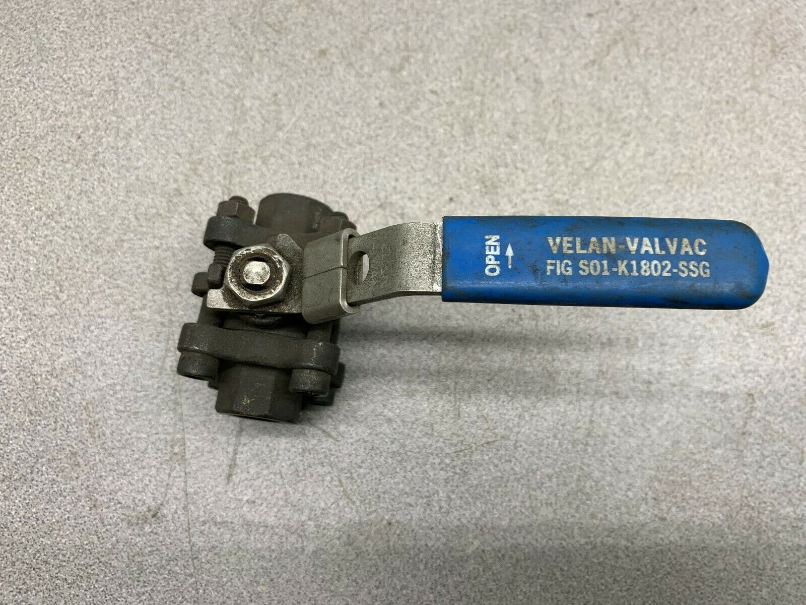 NEW NO BOX VELAN VALVE S01-K1802-SSG