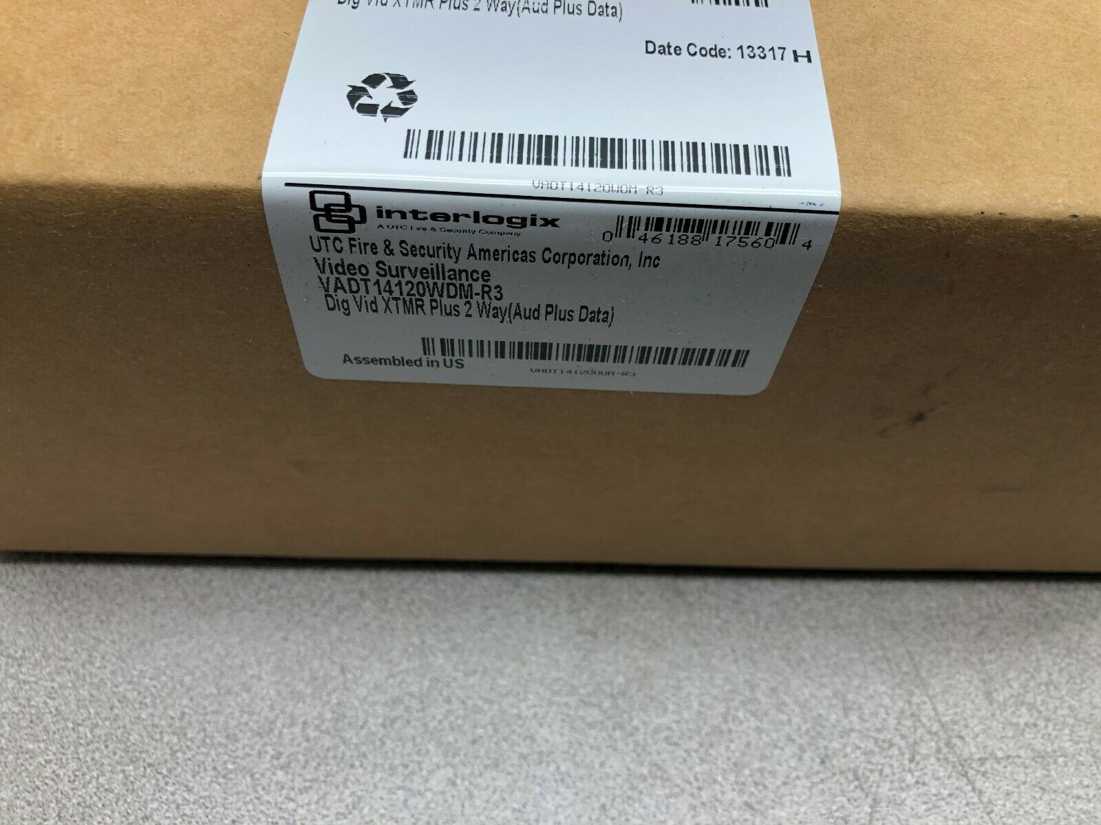 NEW IN FACTORY SEALED BOX INTERLOGIX DIGITAL VIDEO TRANSMITTER  VADT14120WDM-R3