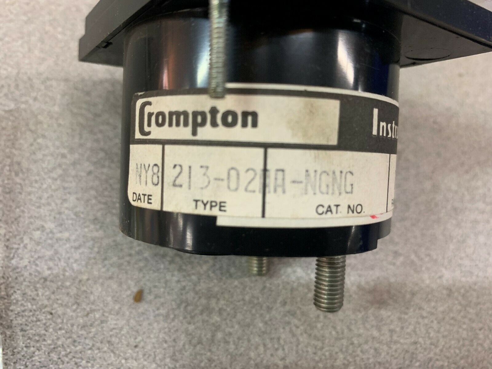 NEW NO BOX CROMPTON METER 213-02AA-NGNG