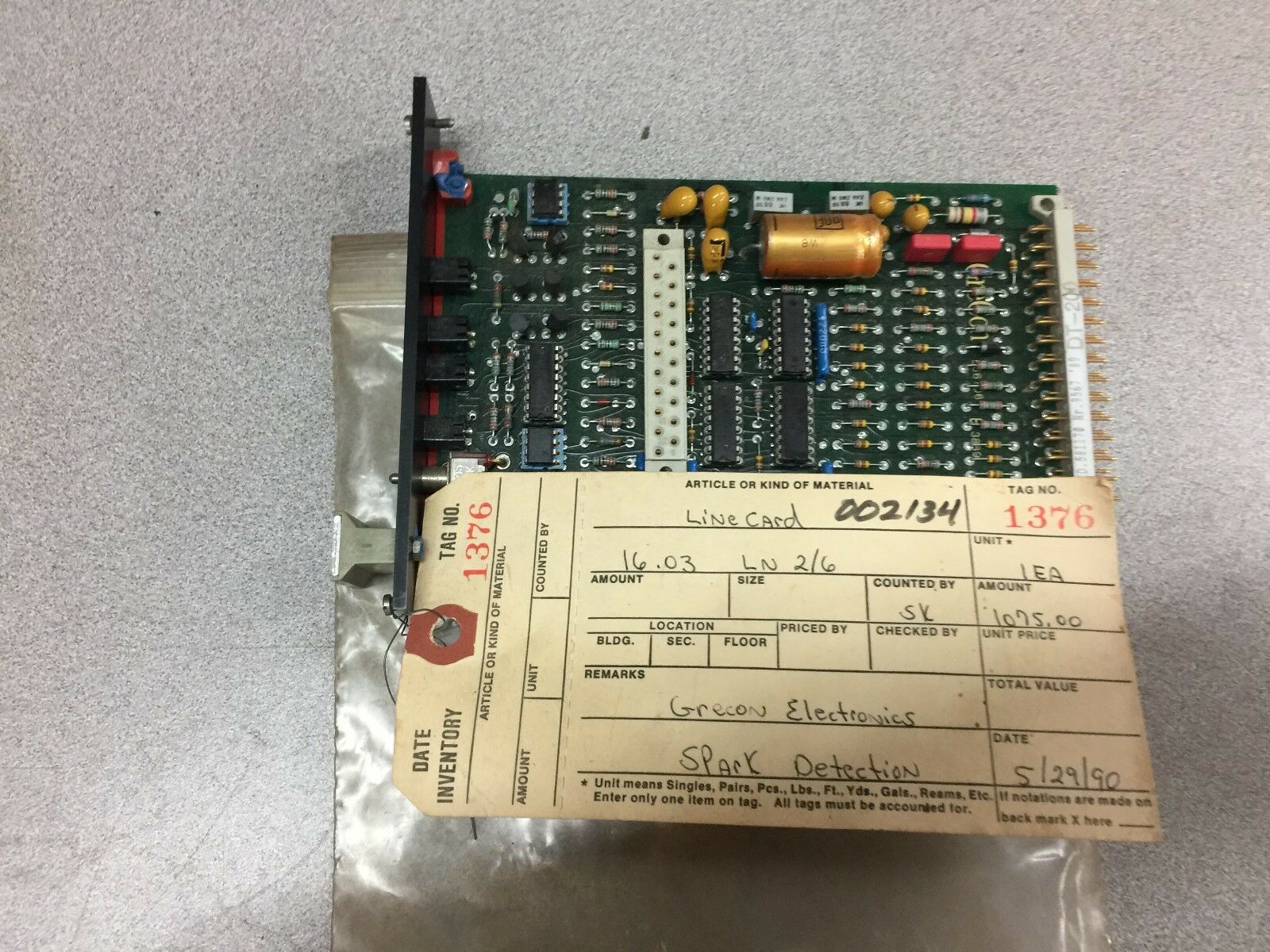 NEW GRECON PC BOARD LINE CARD 2036-06-02