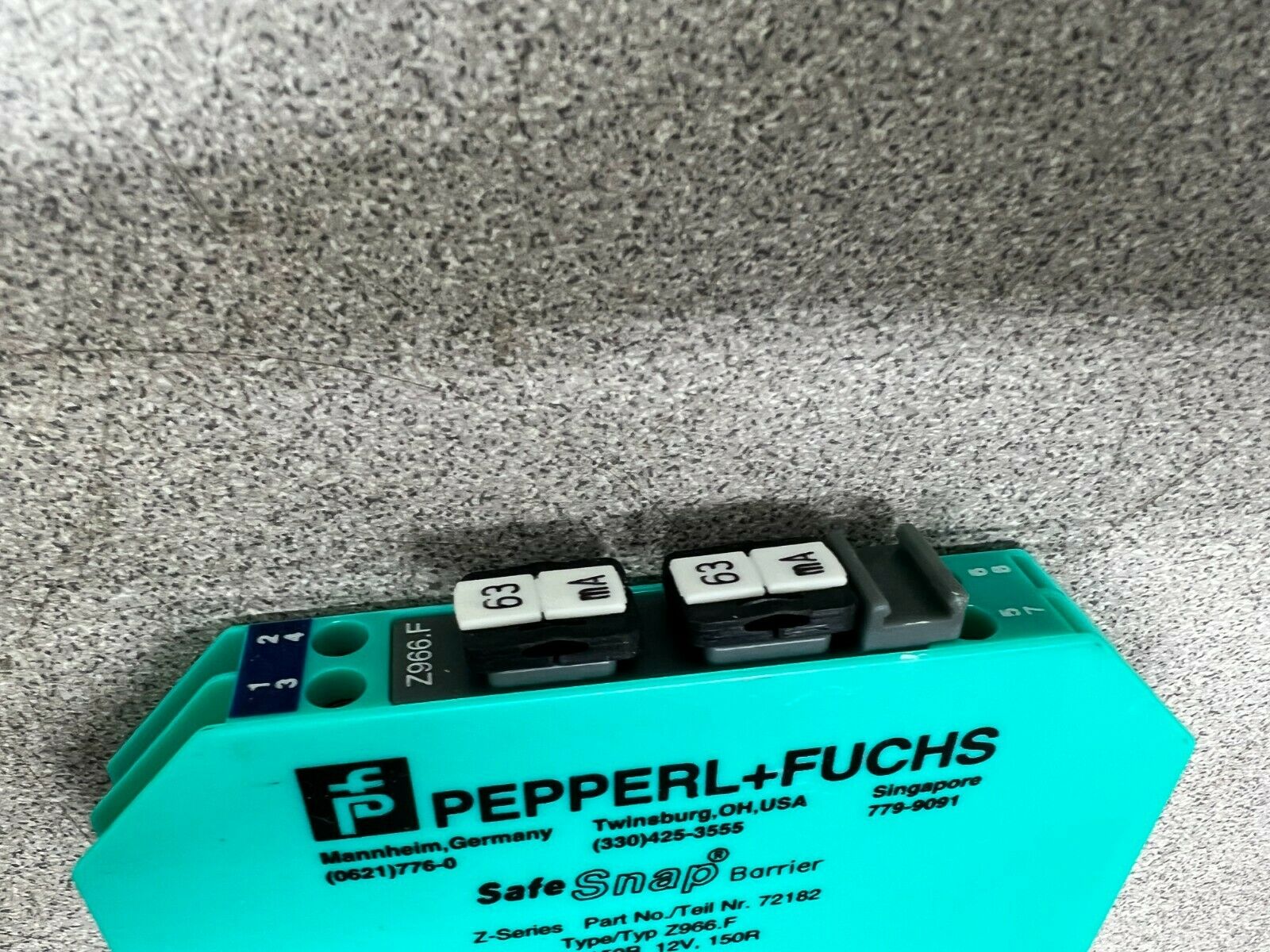 USED PEPPERL+FUCHS BARRIER MODULE 72182