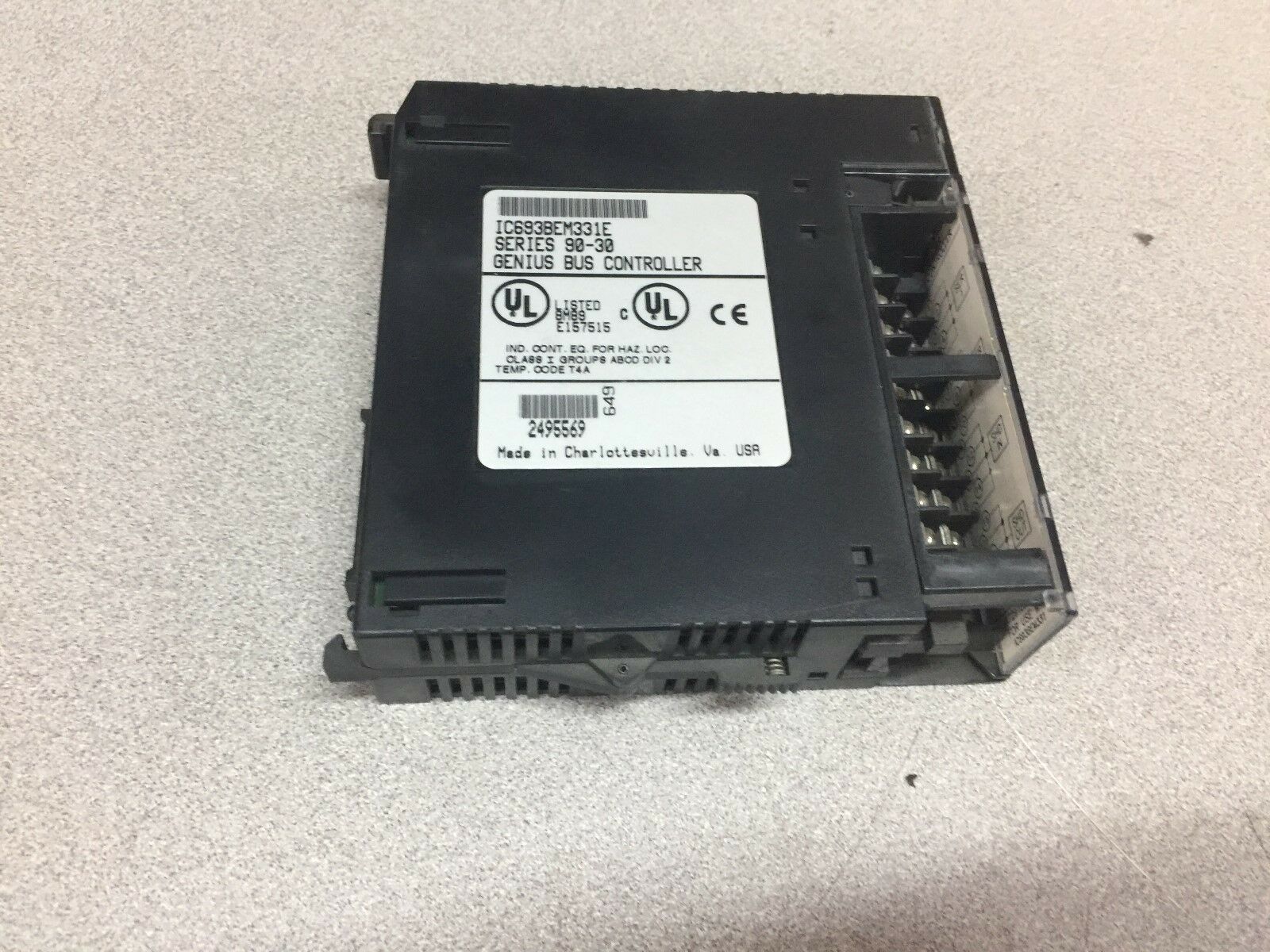 USED GE FANUC 90-30 GENIUS BUS CONTROLLER IC693BEM331E