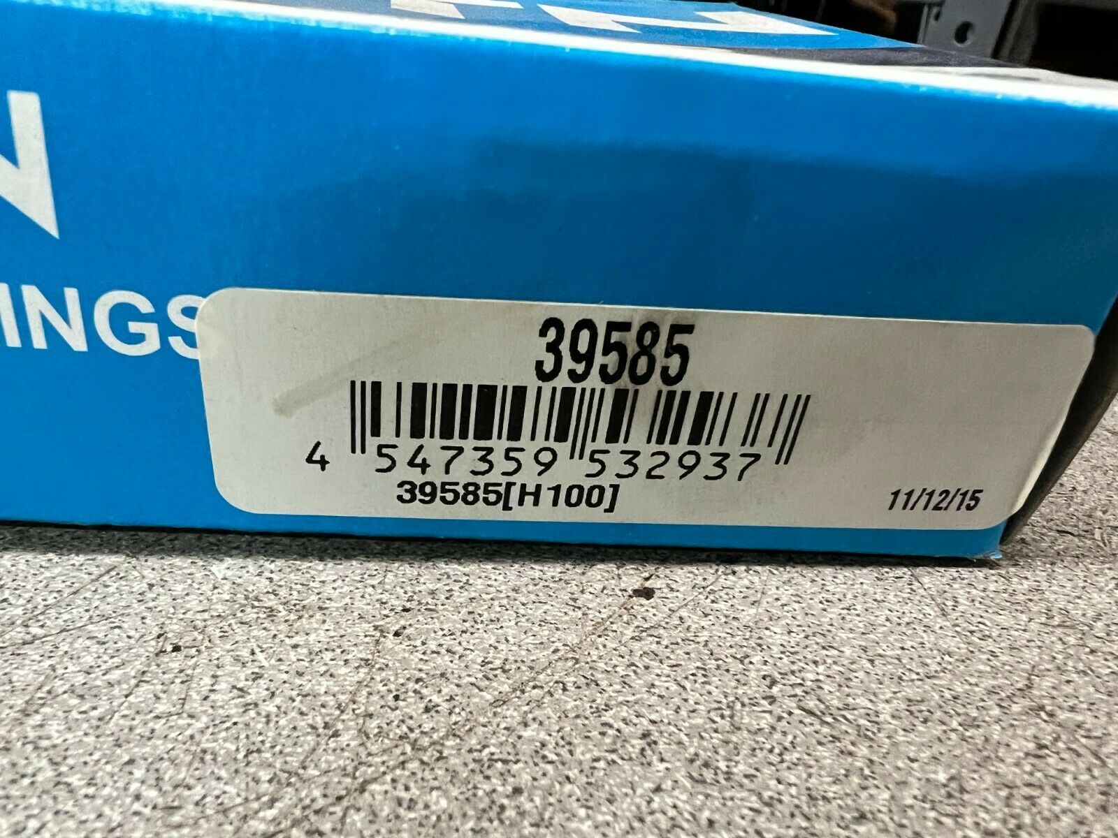 NEW IN BOX NTN ROLLER BEARING 39585