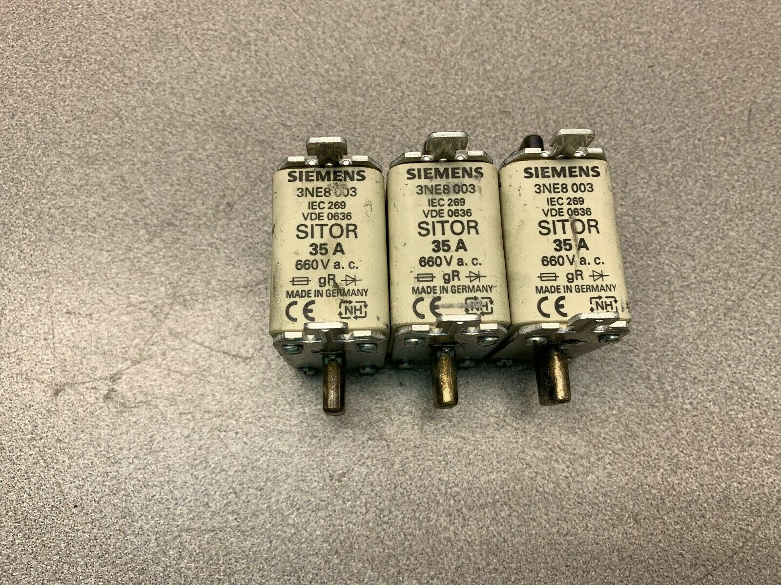 LOT OF 3 NEW NO BOX SIEMENS FUSE 3NE8003