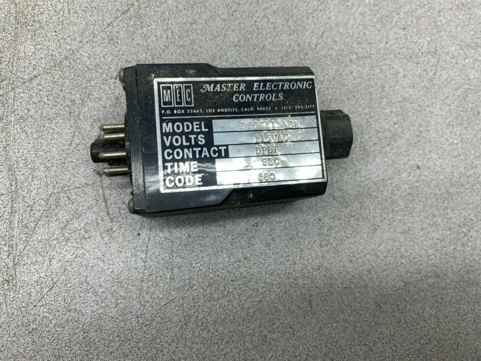 USED MEC TIMER DI0K115A3R