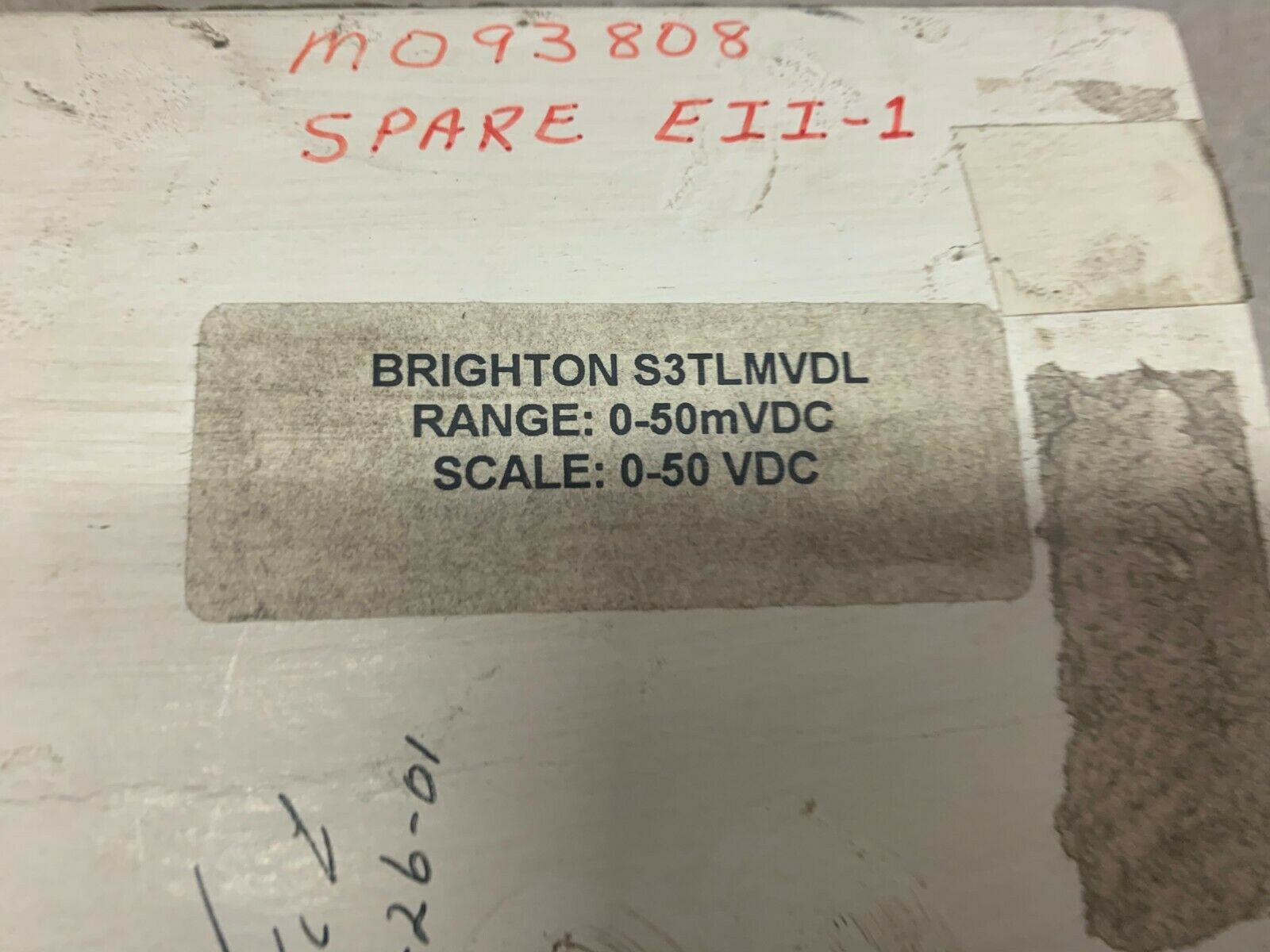 NEW IN BOX BRIGHTON 0-50 VDC METER S3TLMVDL