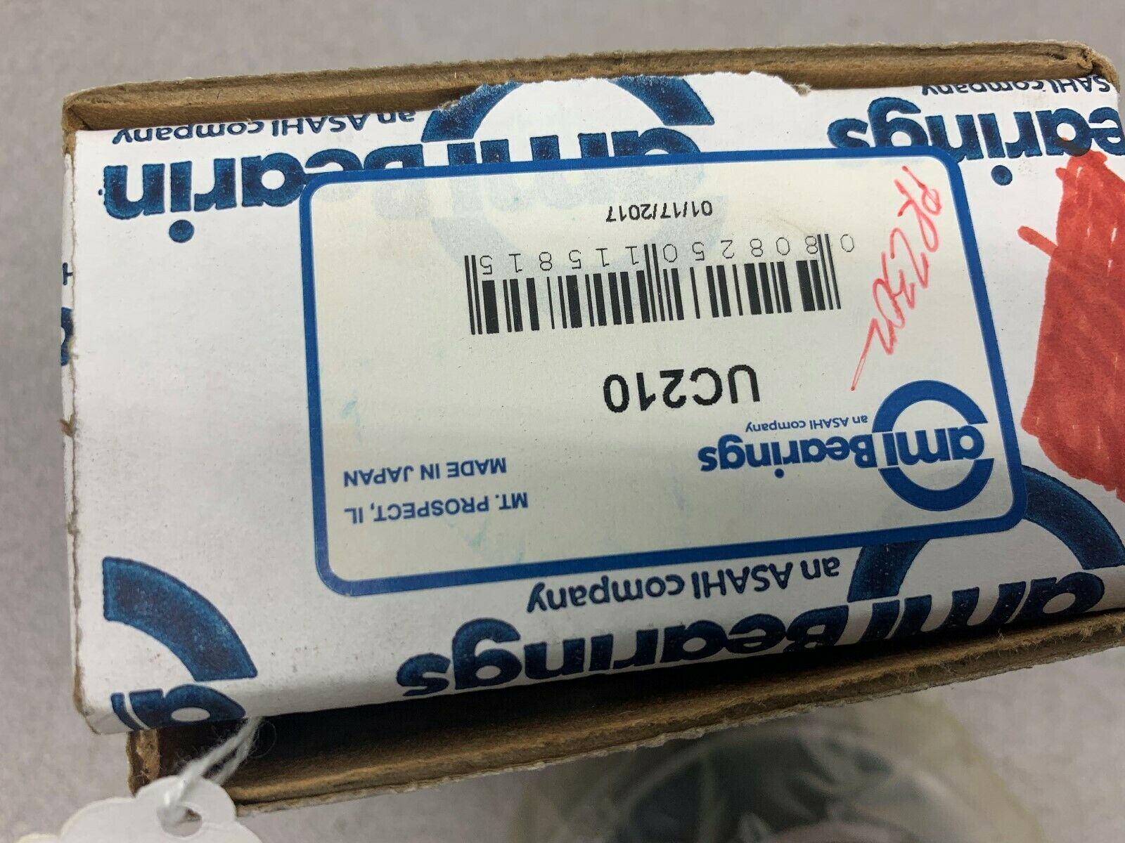 NEW IN BOX AMI BEARINGS UC210