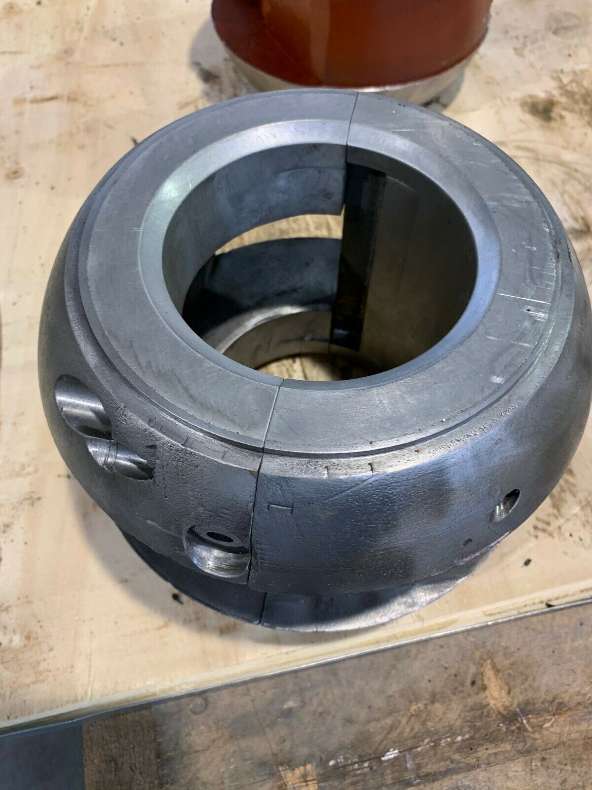 NEW AMERICAN BABBITT 64225 4" X 6" SPHERICAL MOTOR BEARING 57P972