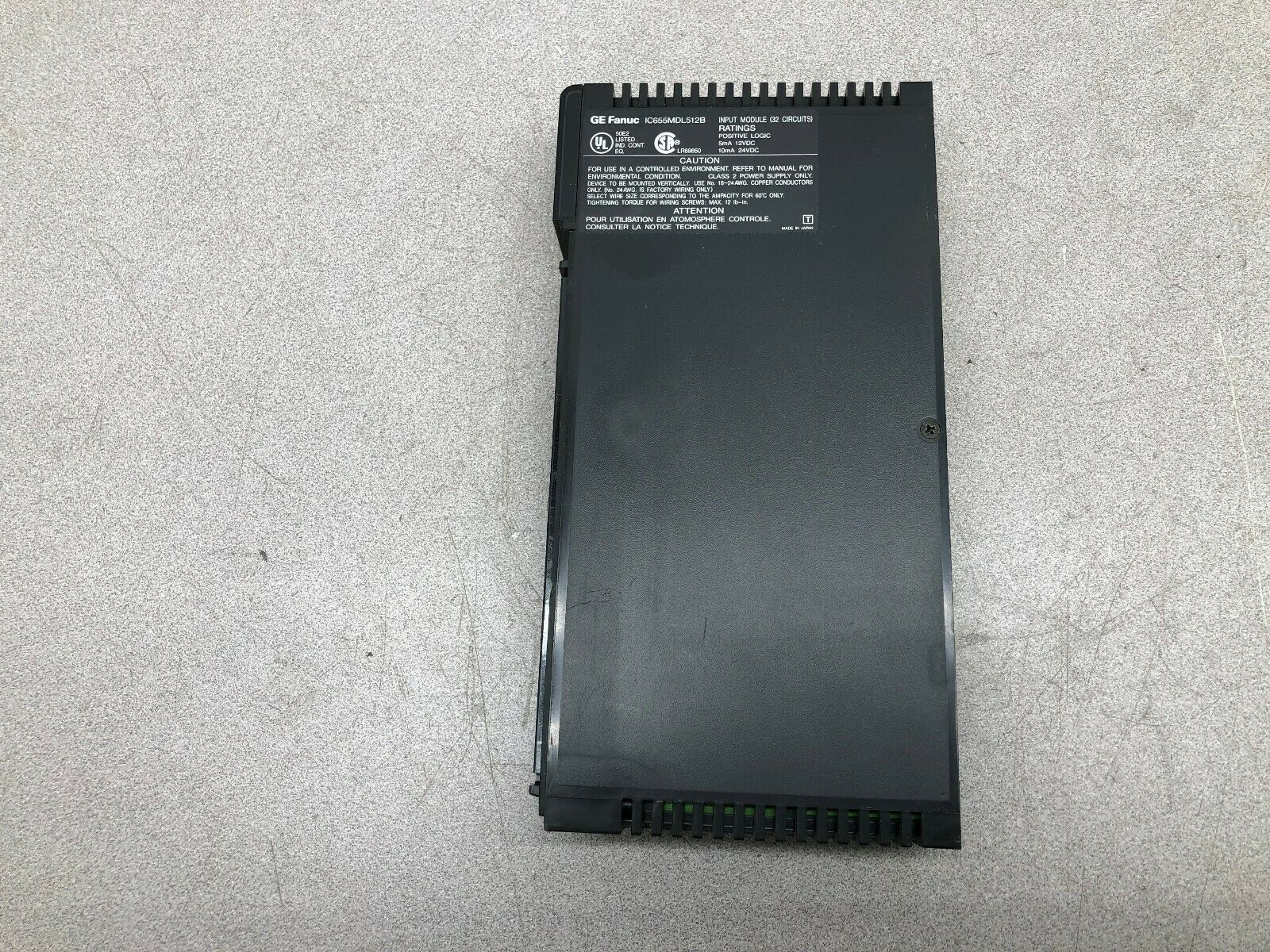 USED GE FANUC 32 POINT INPUT MODULE IC655MDL512B