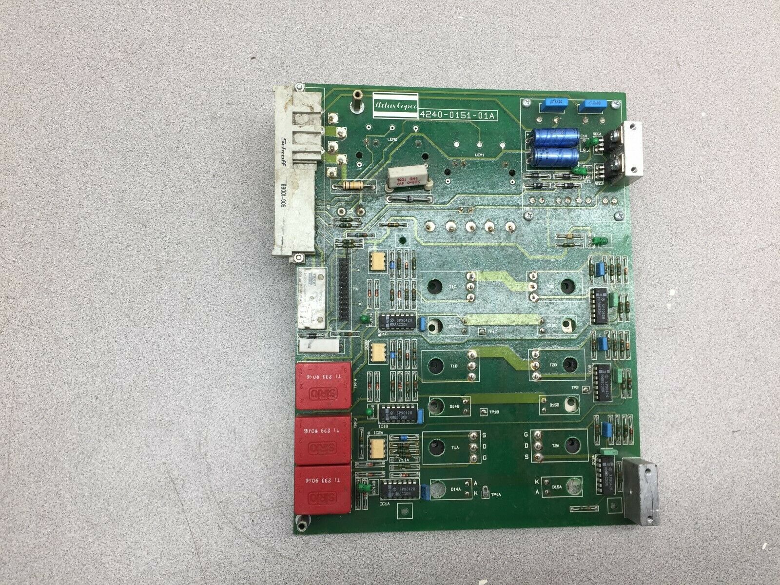 USED ATLAS COPCO BRUSHLESS SERVO AMP CIRCUIT BOARD 4240-0151-01A