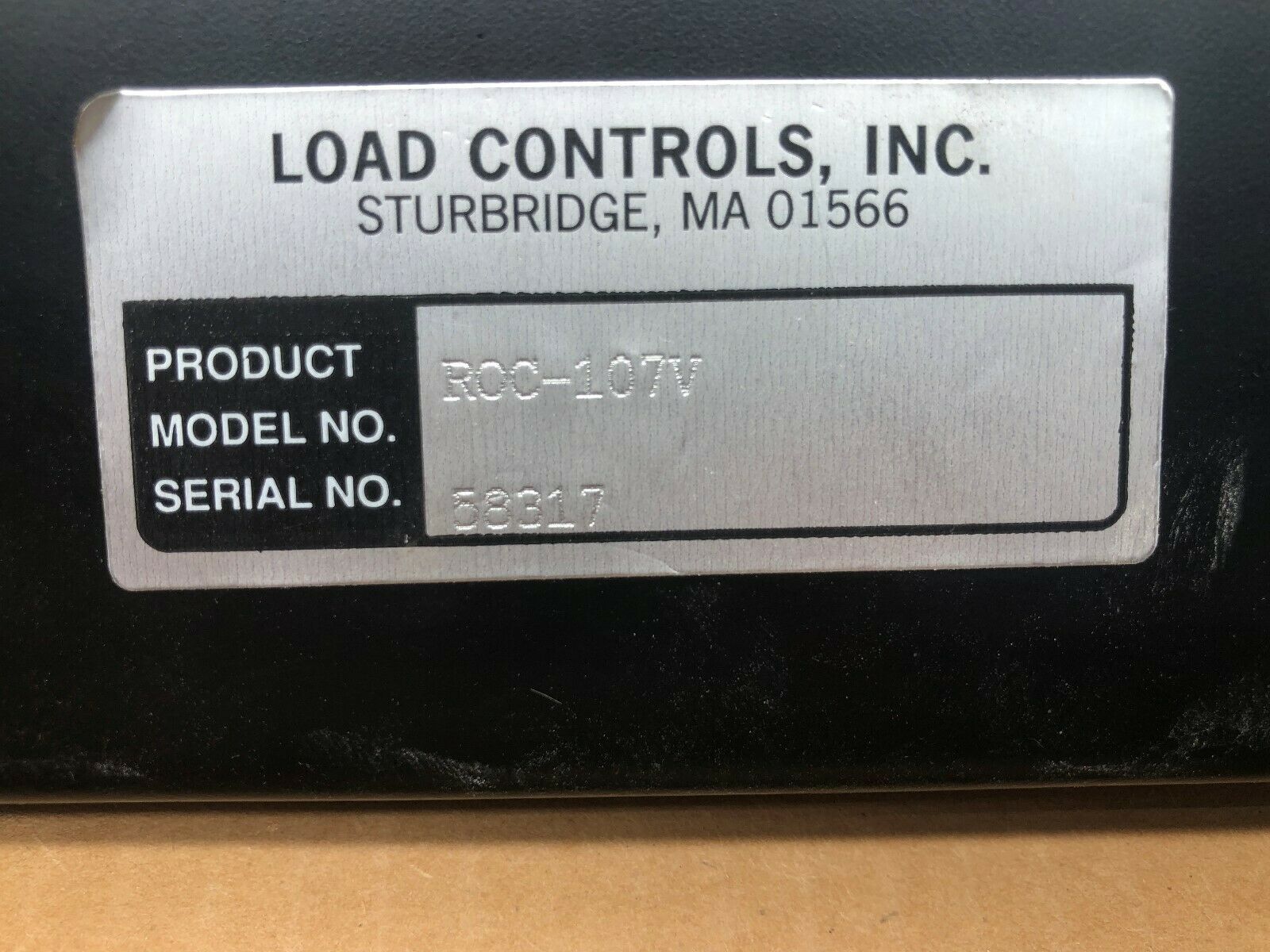 USED LOAD CONTROLS TRANSDUCER ROC-107V