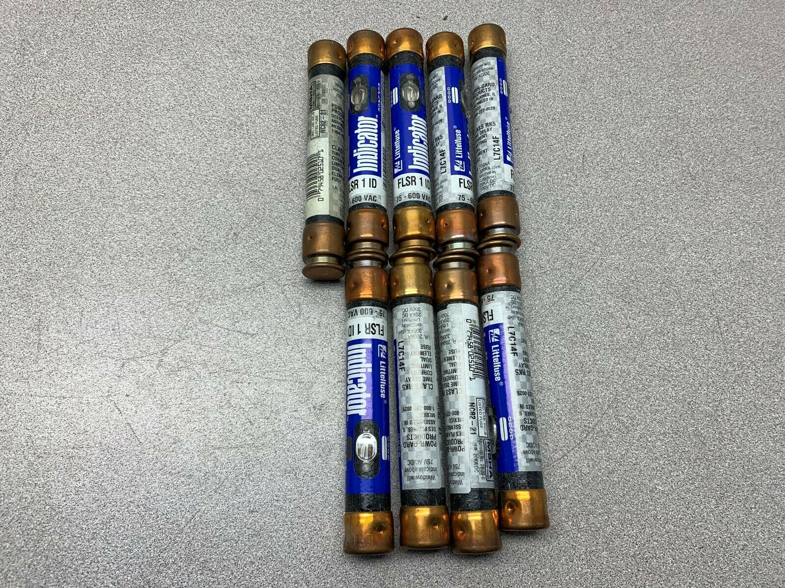 LOT OF 9 NEW NO BOX LITTELFUSE FLSR 1