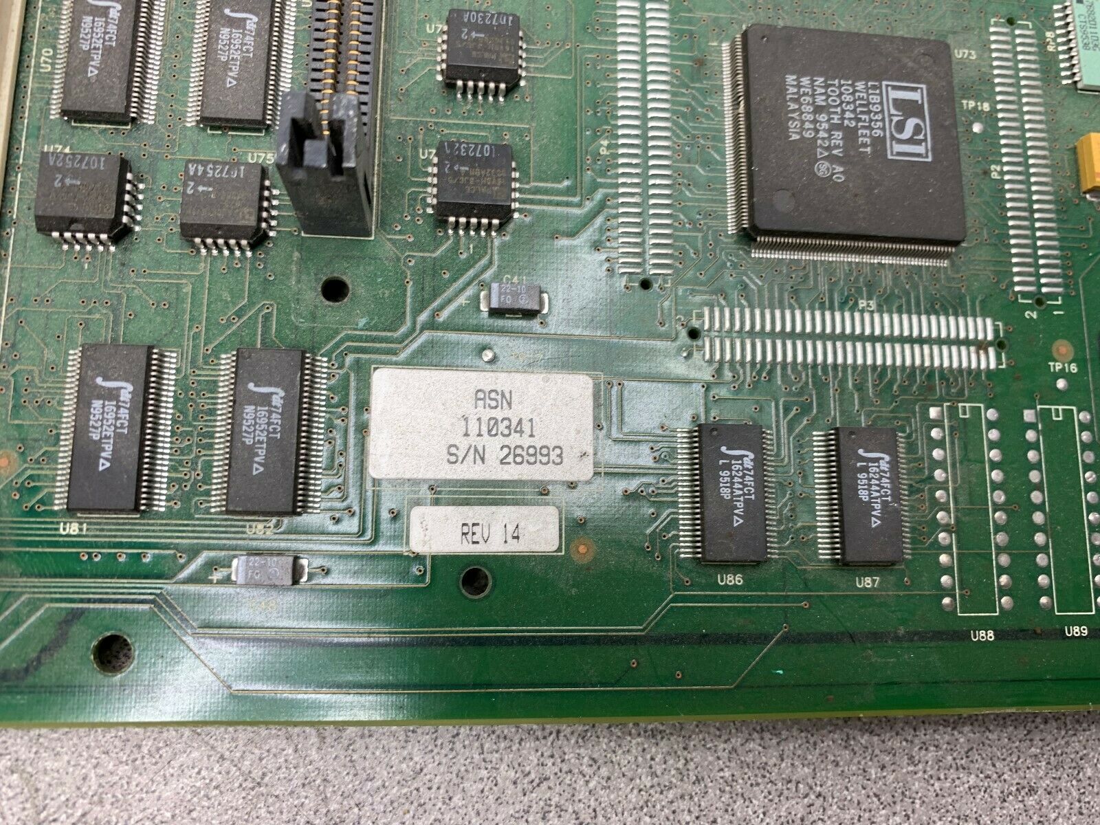 USED ASN 110341 CIRCUIT BOARD 110341-00-R14