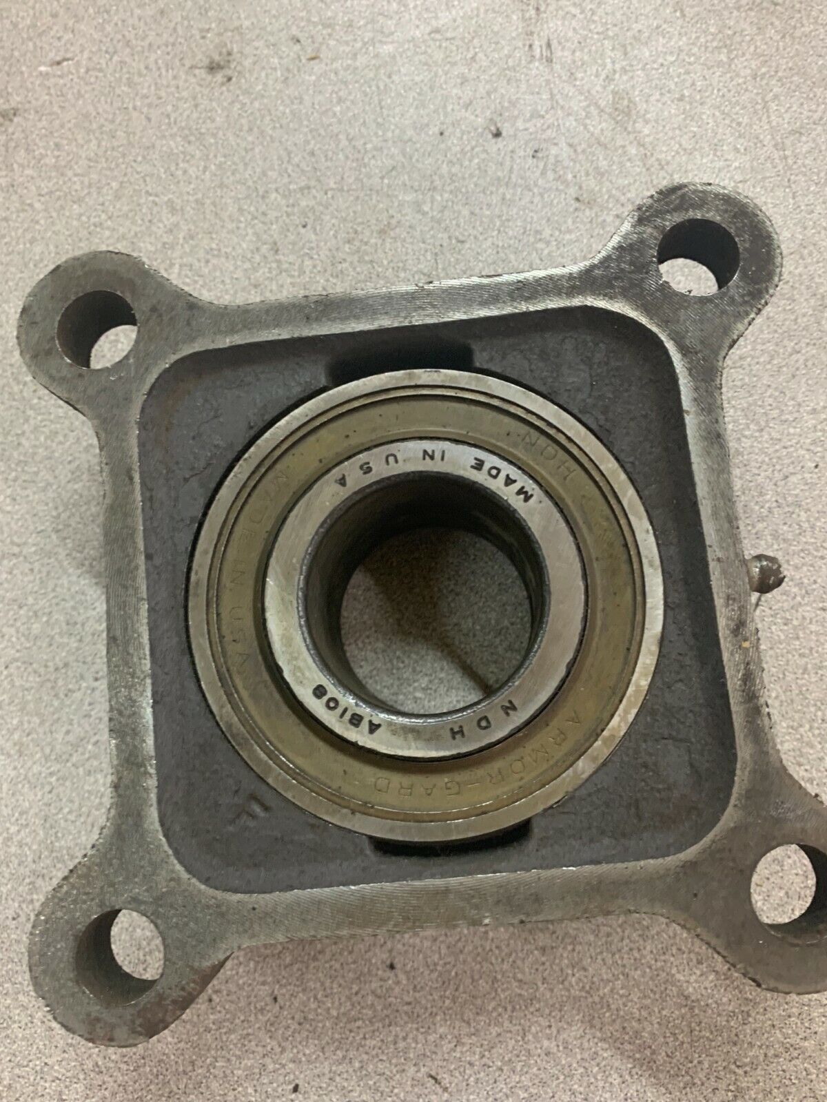 USED NDH GL121 4-BOLT FLANGE BEARING FB-F AB108