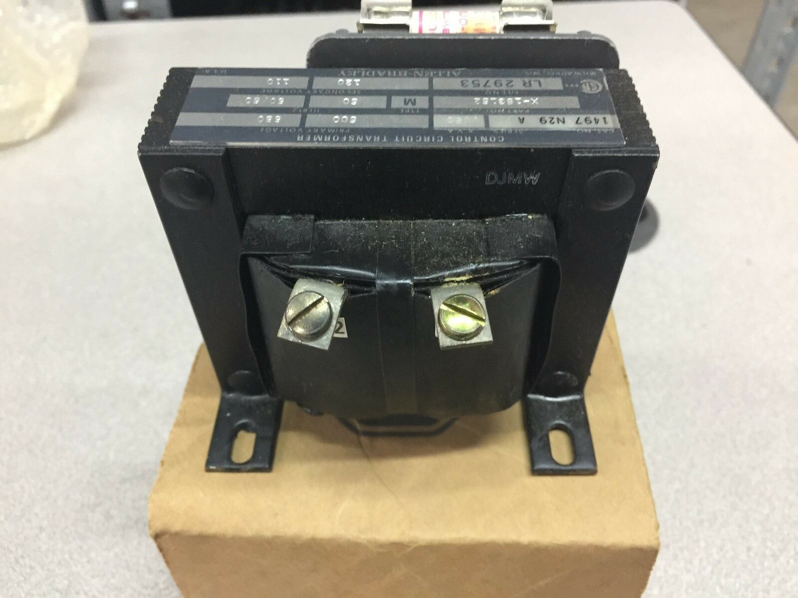 NEW IN BOX ALLEN BRADLEY 50VA 600VPRI 120VSEC CONTROL TRANSFORMER 1497-N29