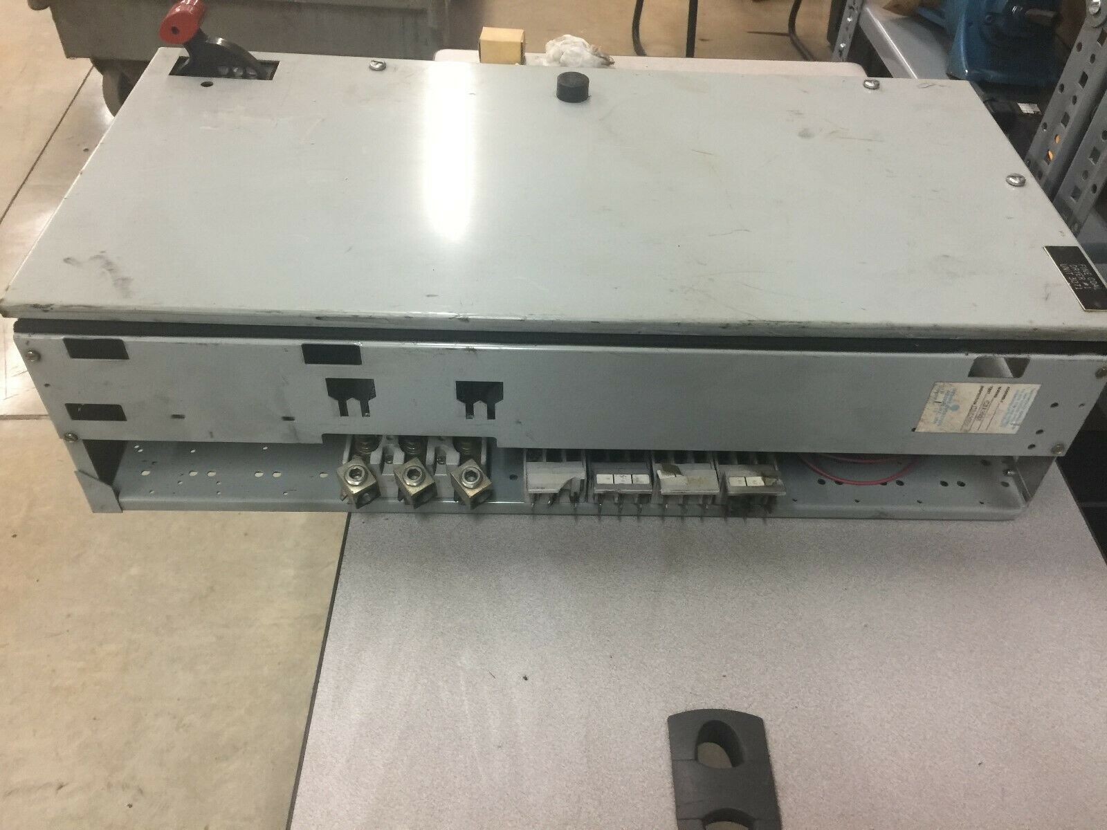 USED GE 150AMP 3PHASE STARTER PANEL WITH DOOR CR306F0**ABNA