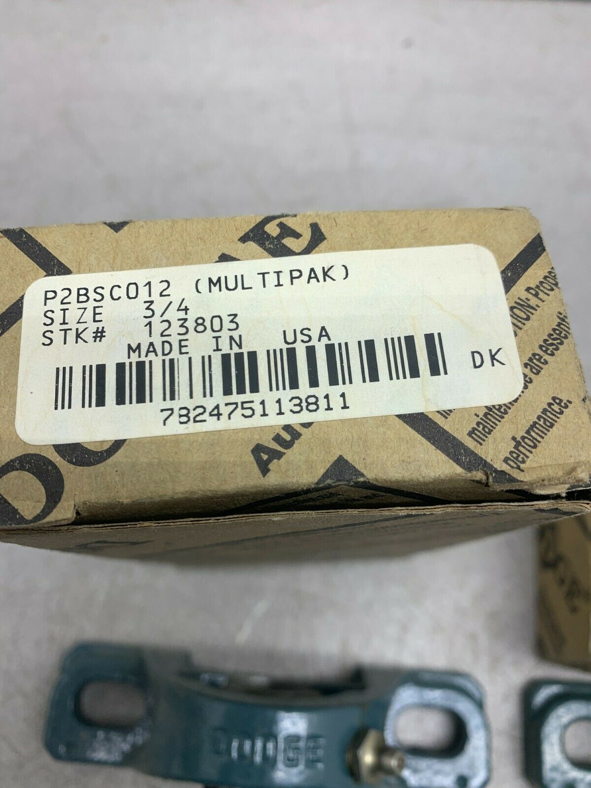 NEW IN BOX DODGE P2BSC012 PILLOW BLOCK BEARING 3/4" BORE P2B-SC-012 123803