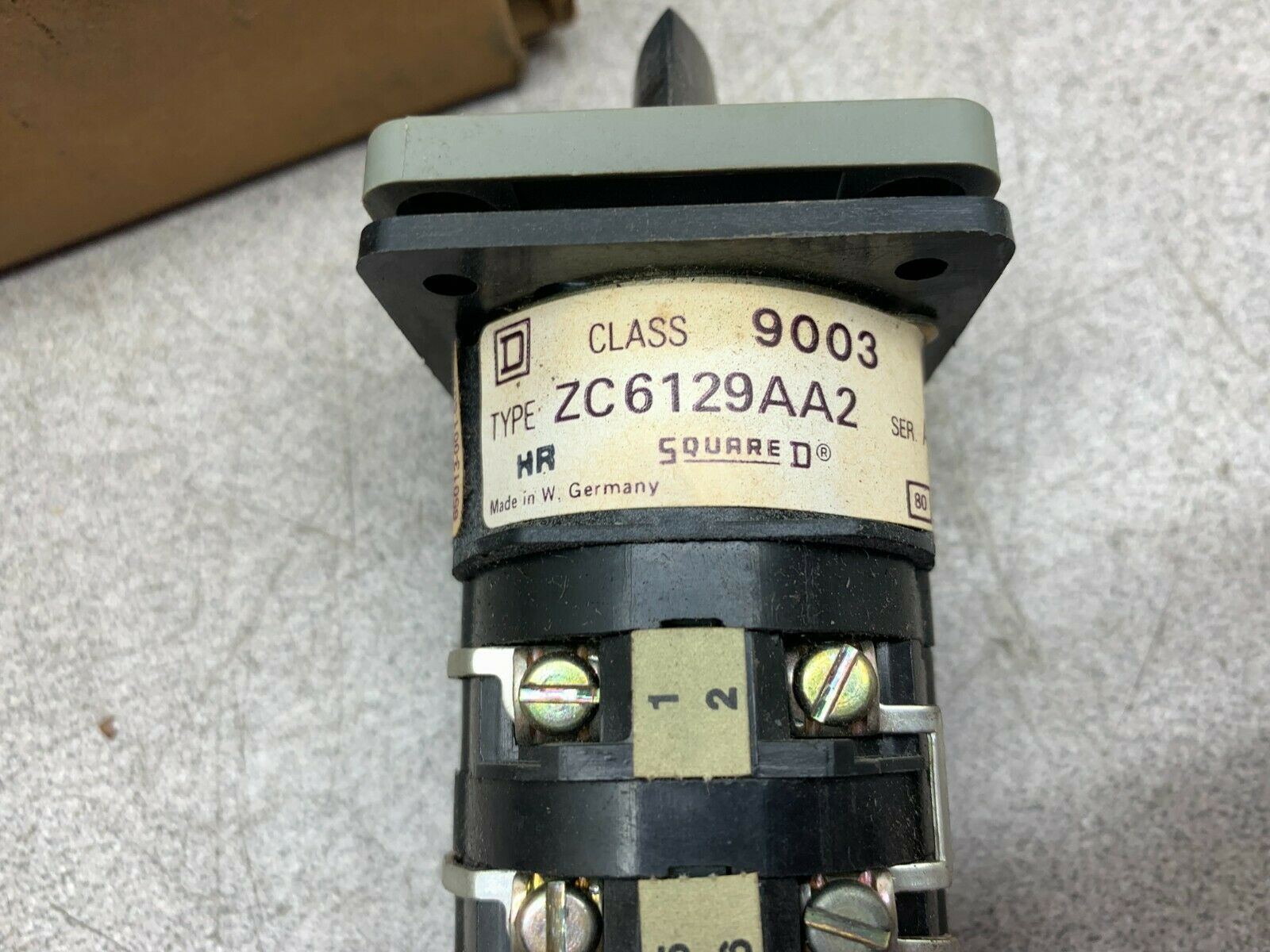NEW IN BOX SQUARE D AMMETER SWITCH 9003 ZC 6129 AA2
